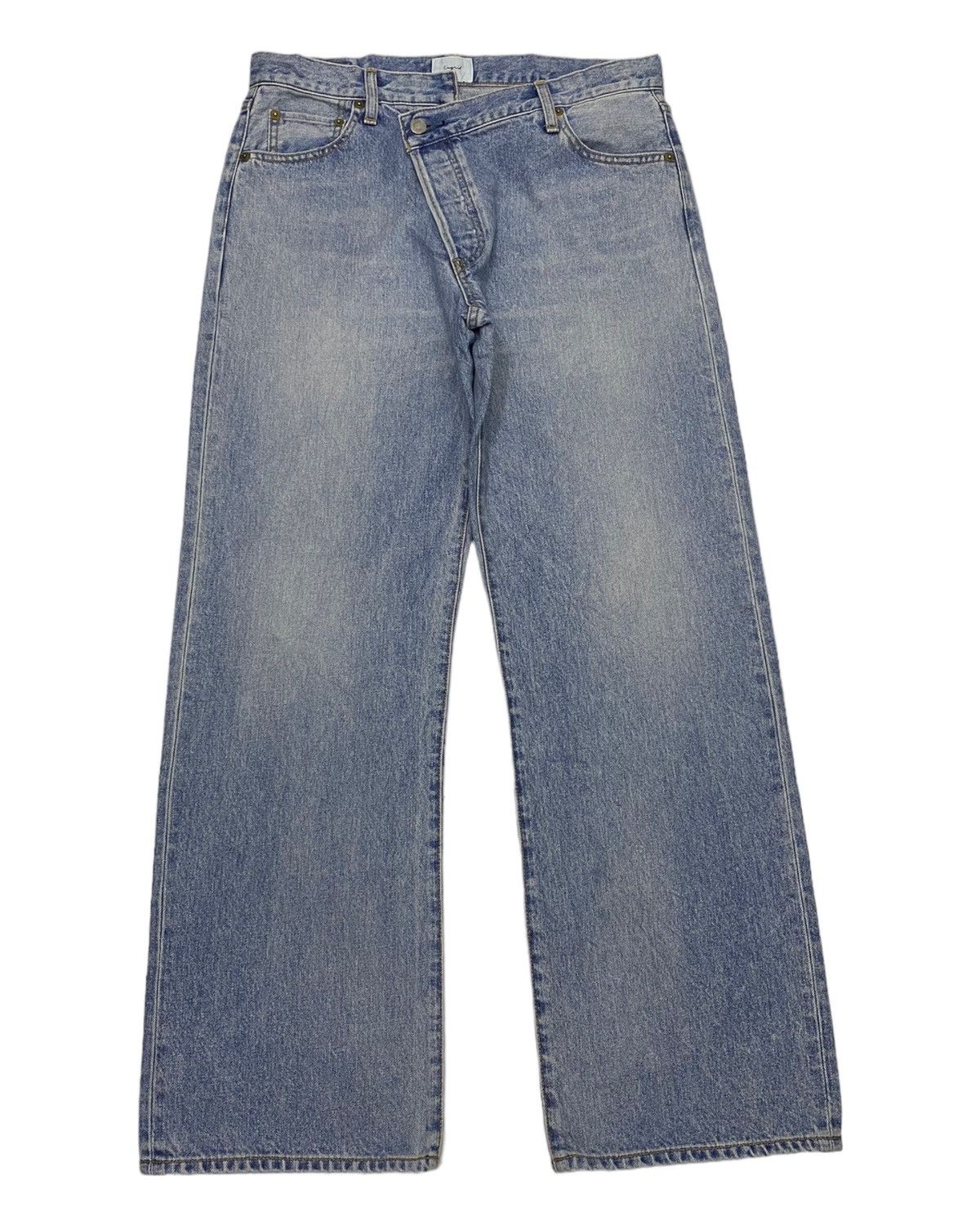 Hysteric Glamour × Undercover 🔥BAGGY JEANS SLANTED WAIST UNGRID JAPAN UNDERCOVER STYLE Size US 34 / EU 50 - 1 Thumbnail