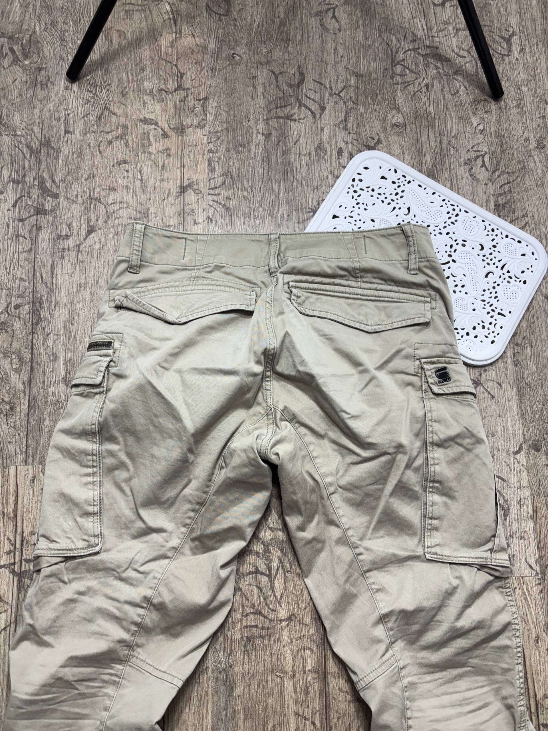 G-Star G-Star RAW Rovic Zip 3D Straight Tapered Cargo Pants Trouser Size US 30 / EU 46 - 14 Thumbnail