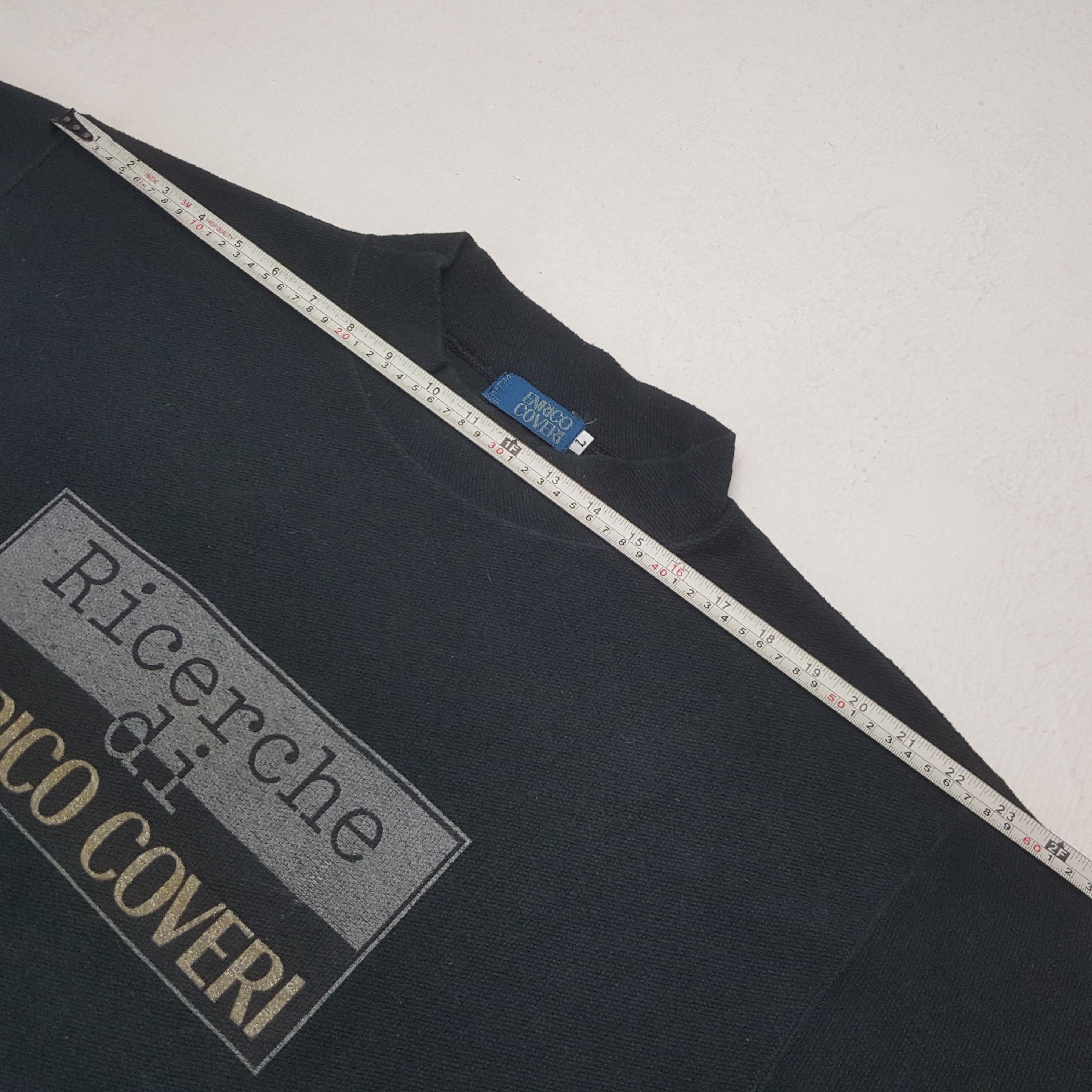 Enrico Coveri × Vintage Vintage Ricerche Di Enrico Coveri Italian Sweatshirt C289N19 Size US L / EU 52-54 / 3 - 6 Thumbnail