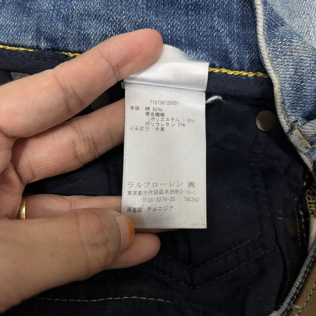 Polo Ralph Lauren Vintage Polo Ralph Lauren Utility Denim Jeans Size US 30 / EU 46 - 16 Thumbnail