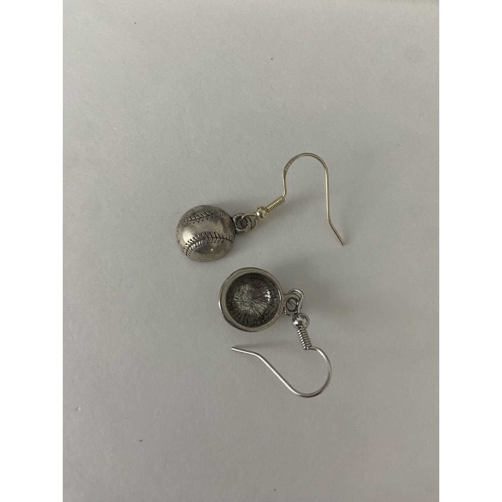 Handmade Upcycled baseball earrings Size ONE SIZE - 4 Thumbnail