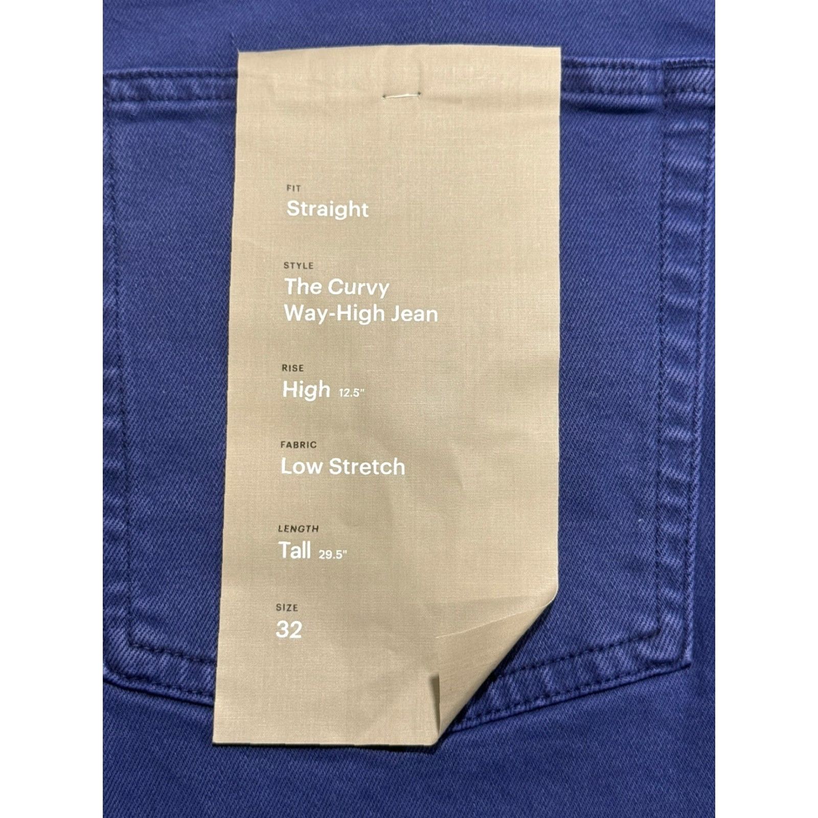 Everlane Everlane The Way High Curvy Jeans – Straight – Blue – Women – Size 30x28 – NWT/New with Tags - 30 Waist 28 Inseam Size 30" / US 8 / IT 44 - 6 Thumbnail