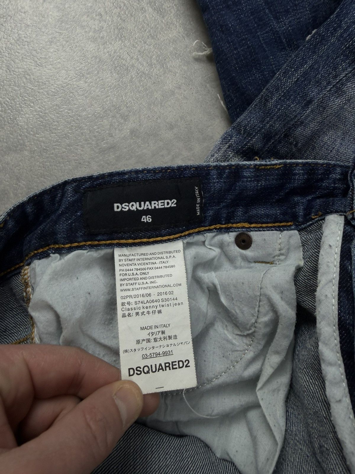 Dsquared2 Dsquared2 Kenny Twist Distressed Jeans Cropped Size 46 Size US 30 / EU 46 - 10 Thumbnail