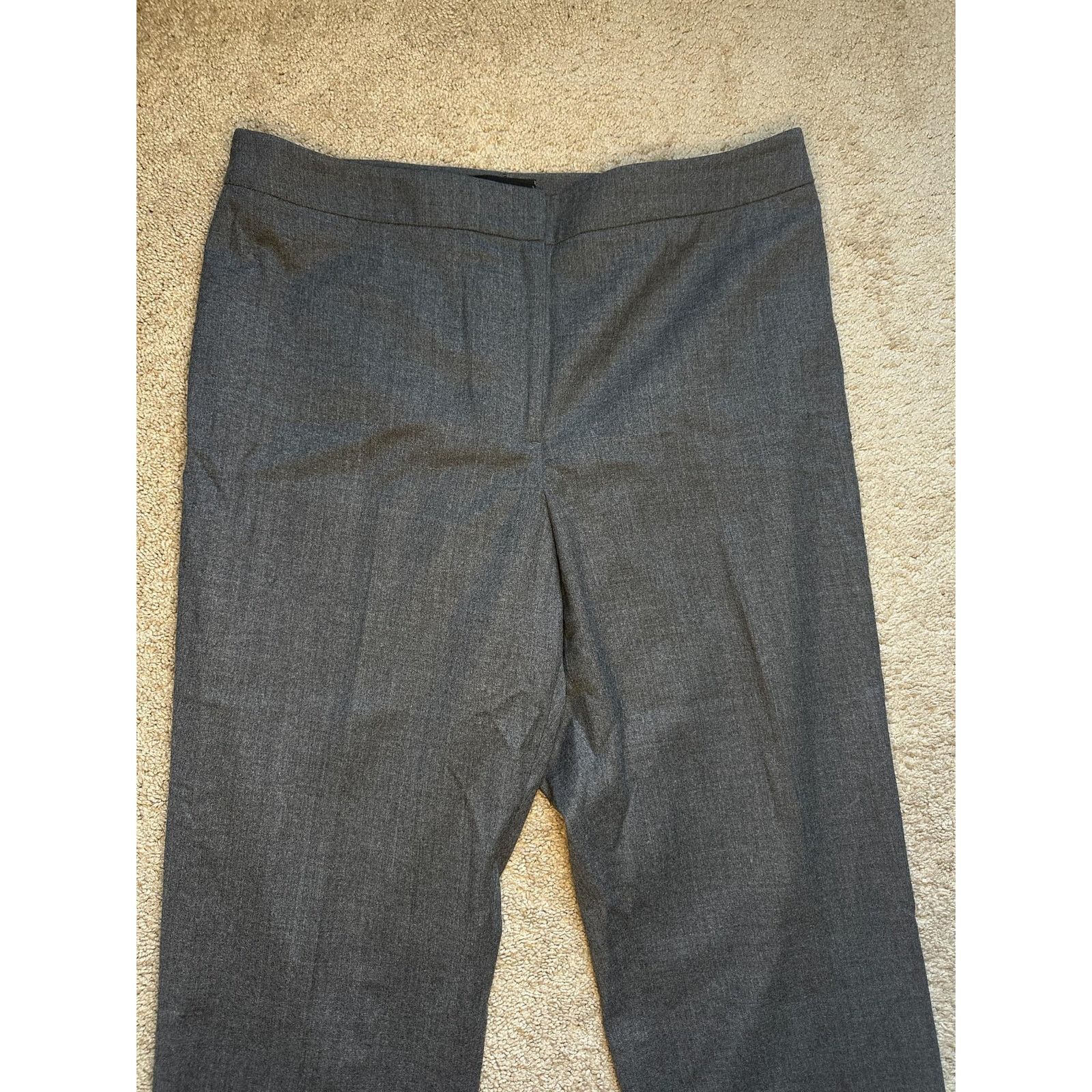 Other Talbots Wool Blend Straight Trouser Pants Gray Women's 18 Size 40" / US 18 - 6 Thumbnail