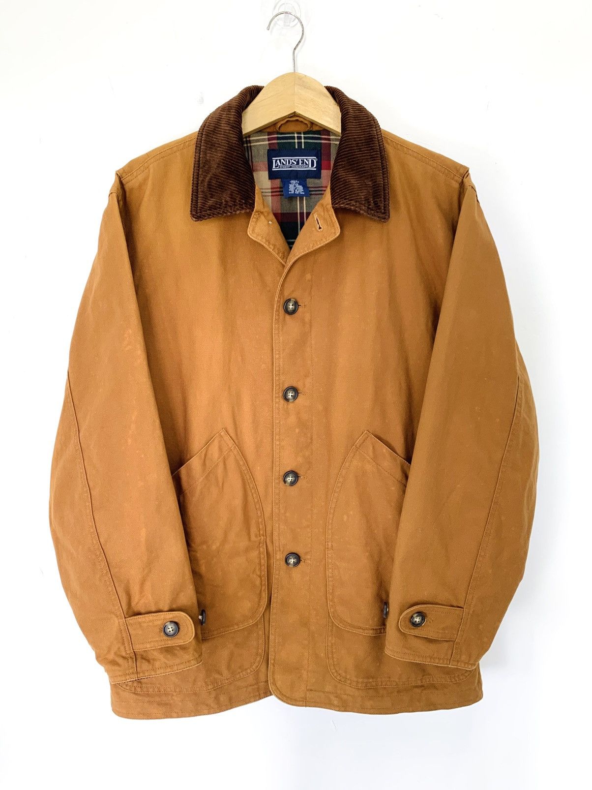 Lands' End lands’end vintage chore hunting jacket ( rare ) Size US S / EU 44-46 / 1 - 1 Thumbnail