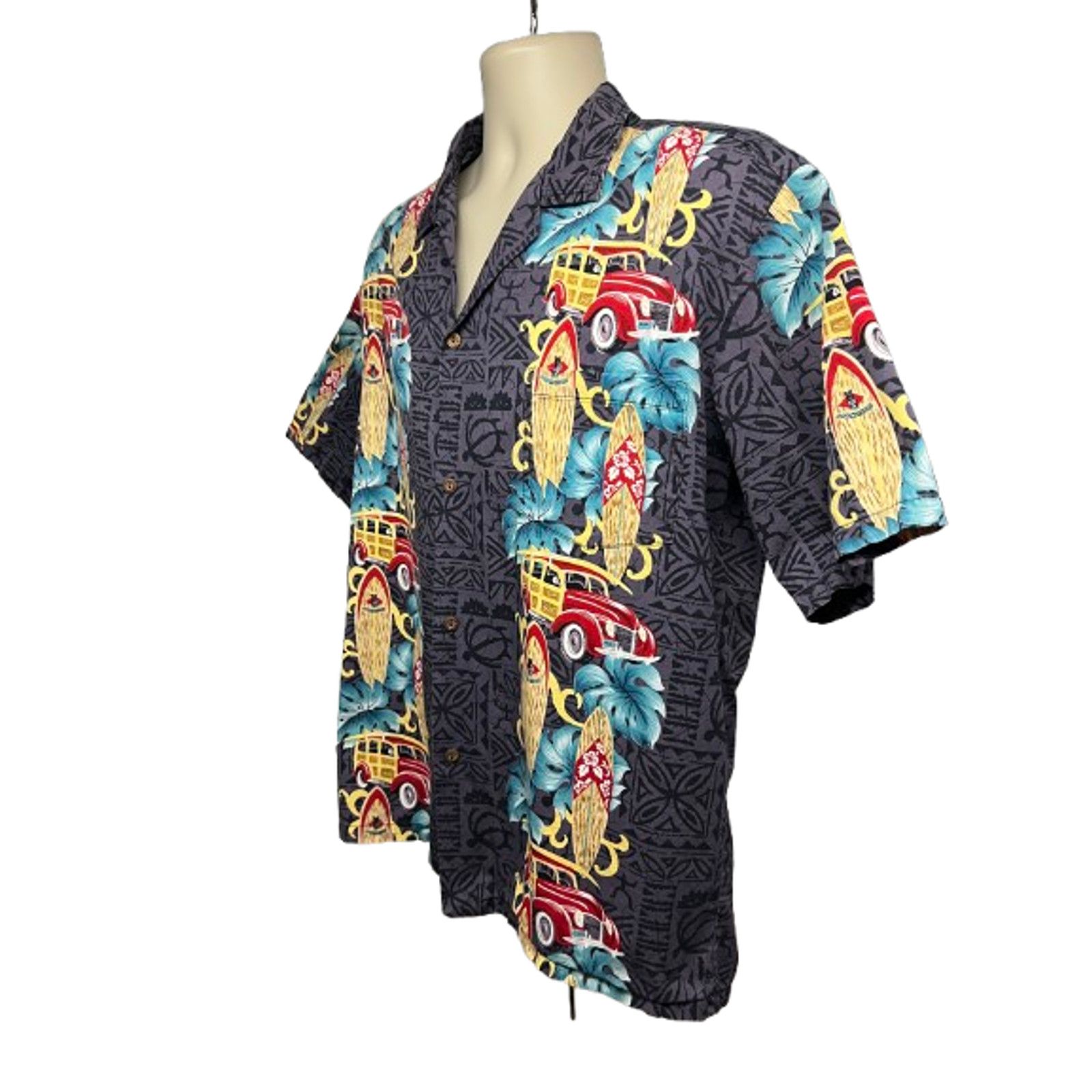 Vintage Vintage Hawaiian Aloha Button Up Shirt Mens XL Pocket USA Size US XL / EU 56 / 4 - 3 Thumbnail