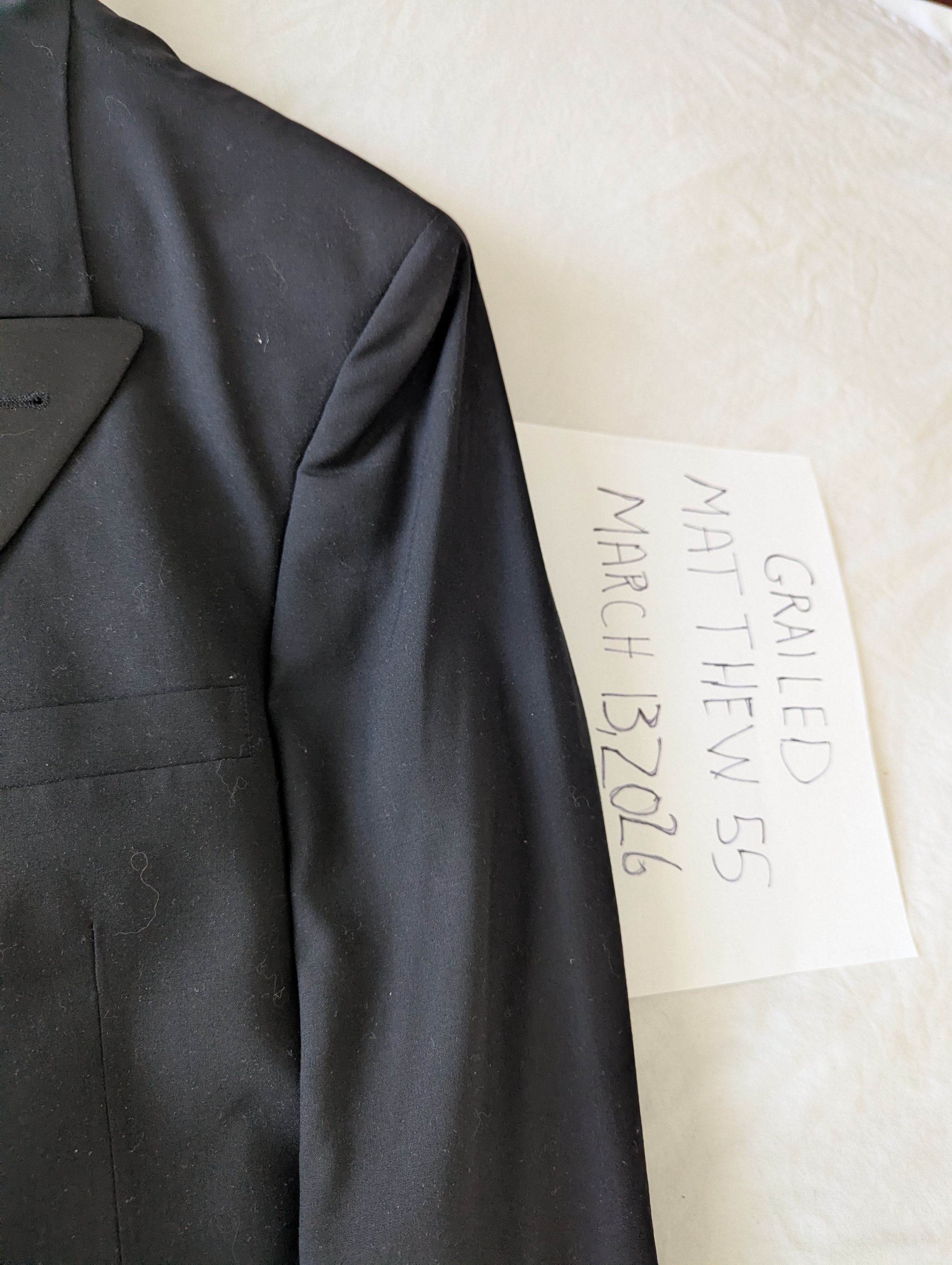 Other Vintage Formal Suit by Marcozzi of Italy Size 42L - 2 Thumbnail