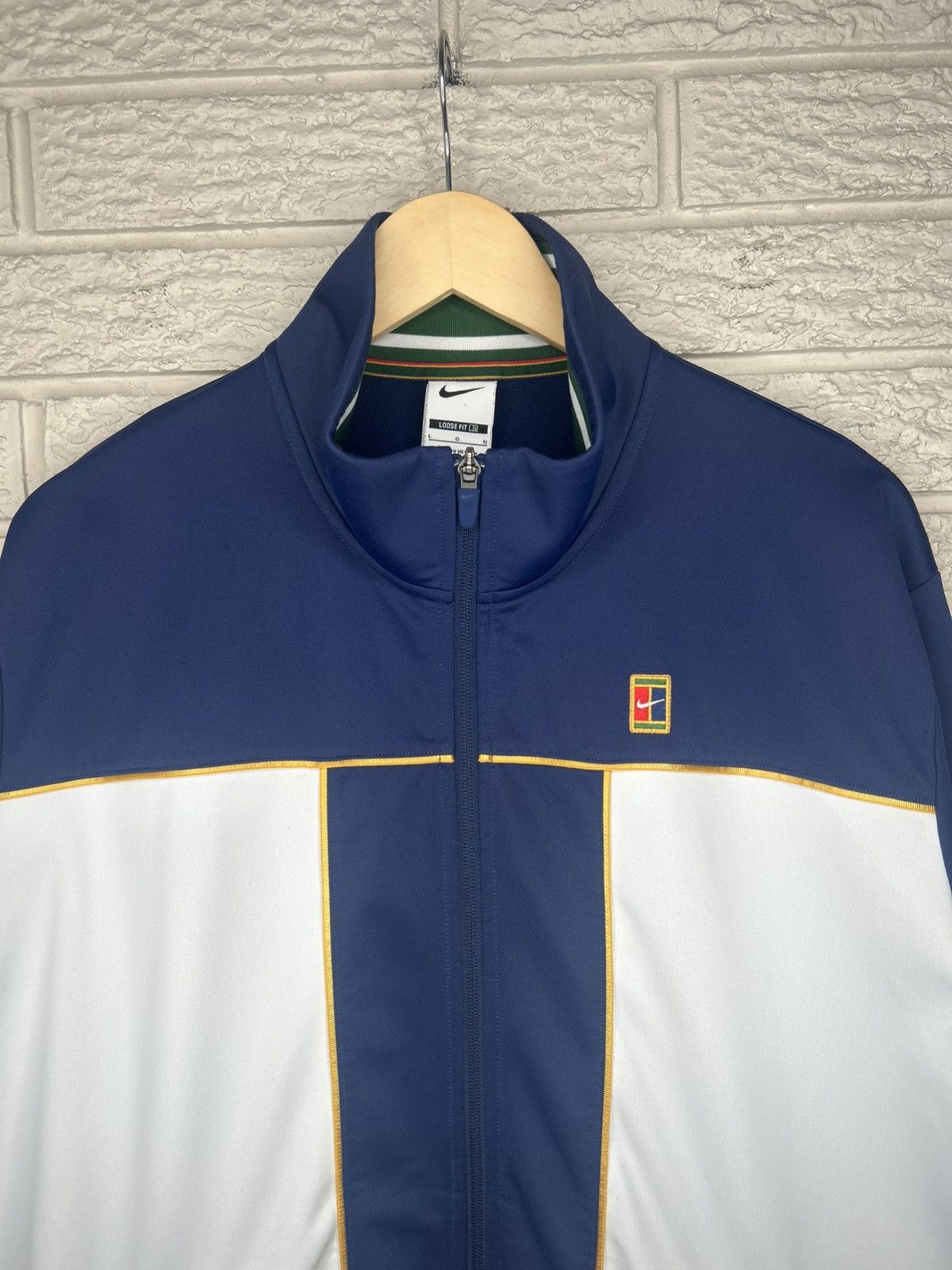 Nike Nike Court Heritage Full Zip Tennis Jacket Size US L / EU 52-54 / 3 - 2 Thumbnail