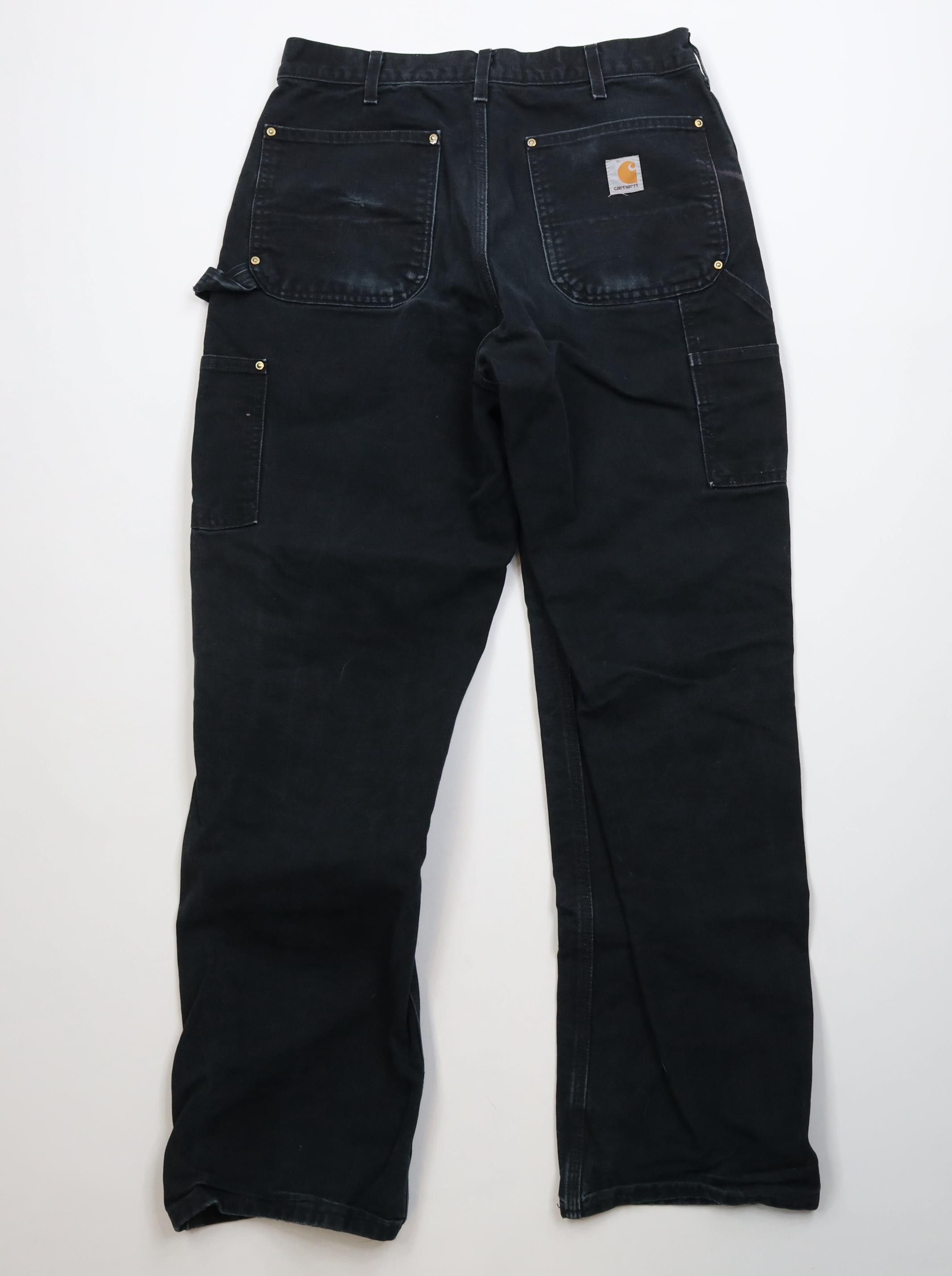Carhartt Vintage Y2K Carhartt Double Knee Wide Leg Pants Black USA Size US 34 / EU 50 - 13 Thumbnail
