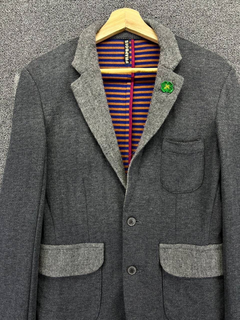 Frapbois Vintage Issey Miyake Frapbois Wool Coat Jacket Size M / US 6-8 / IT 42-44 - 5 Thumbnail