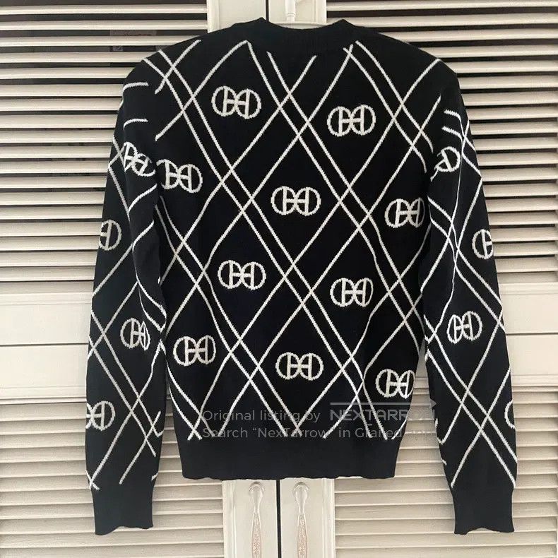 Hermes Hermes SS23 Patterned Jacquard Crewneck Long Sleeve Sweate Size XS / US 0-2 / IT 36-38 - 5 Thumbnail