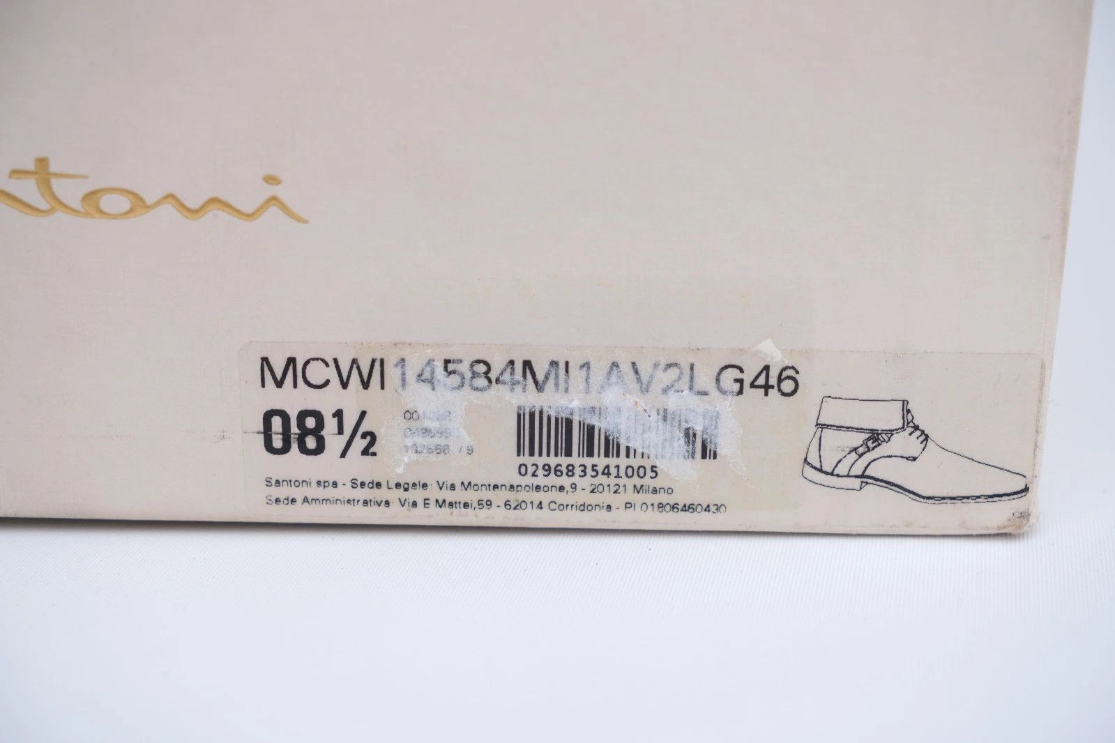 Santoni NEW Santoni Black Leather Derby Boots EU 42.5 UK 8.5 US 9.5 Size US 9.5 / EU 42-43 - 9 Thumbnail