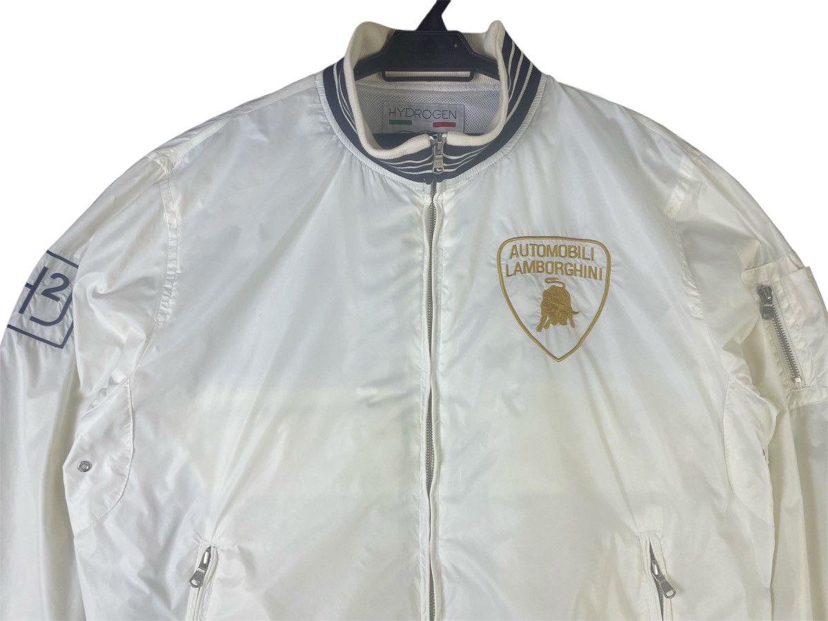 HYDROGEN × Lamborghini 🔥Rare Hydrogen Automobili H2J Nylon Bomber Jacket Size US L / EU 52-54 / 3 - 9 Thumbnail