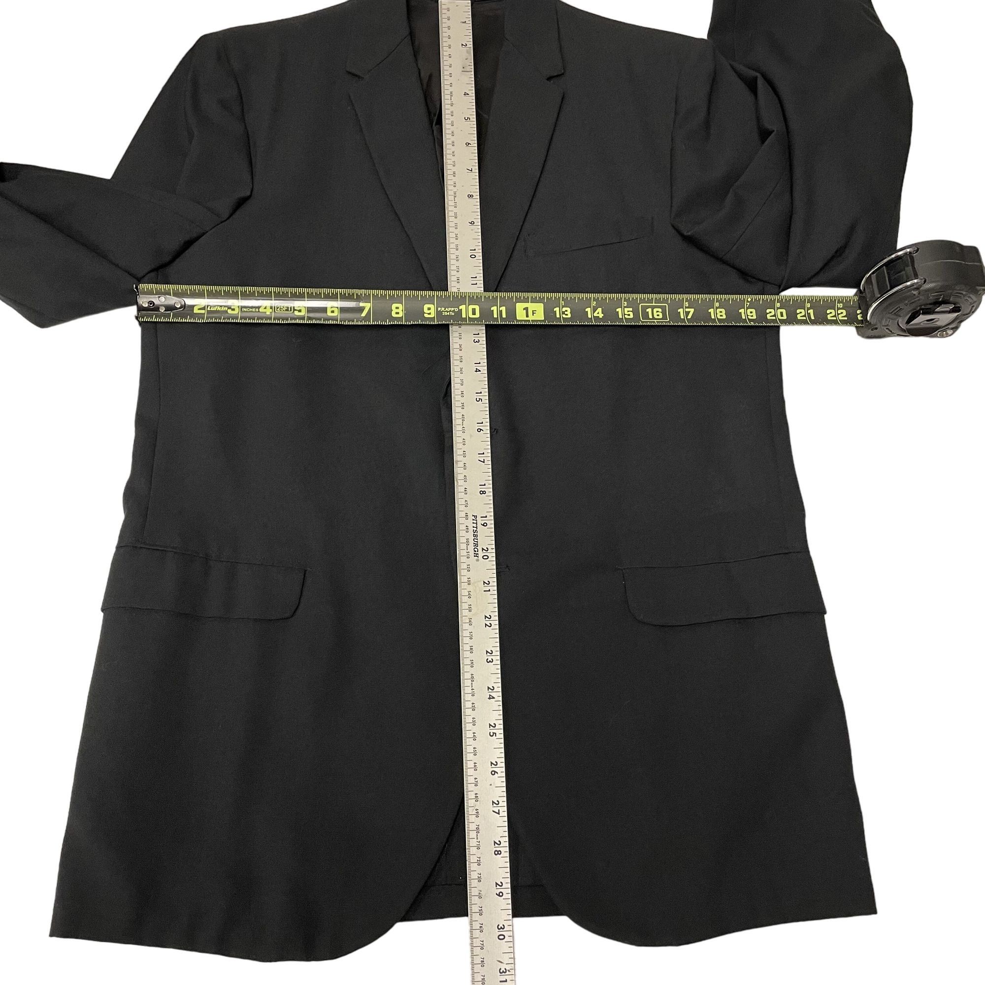 Other Vtg University Row BLACK Sport Coat ROCKABILLY Jacket Size 38R - 8 Thumbnail