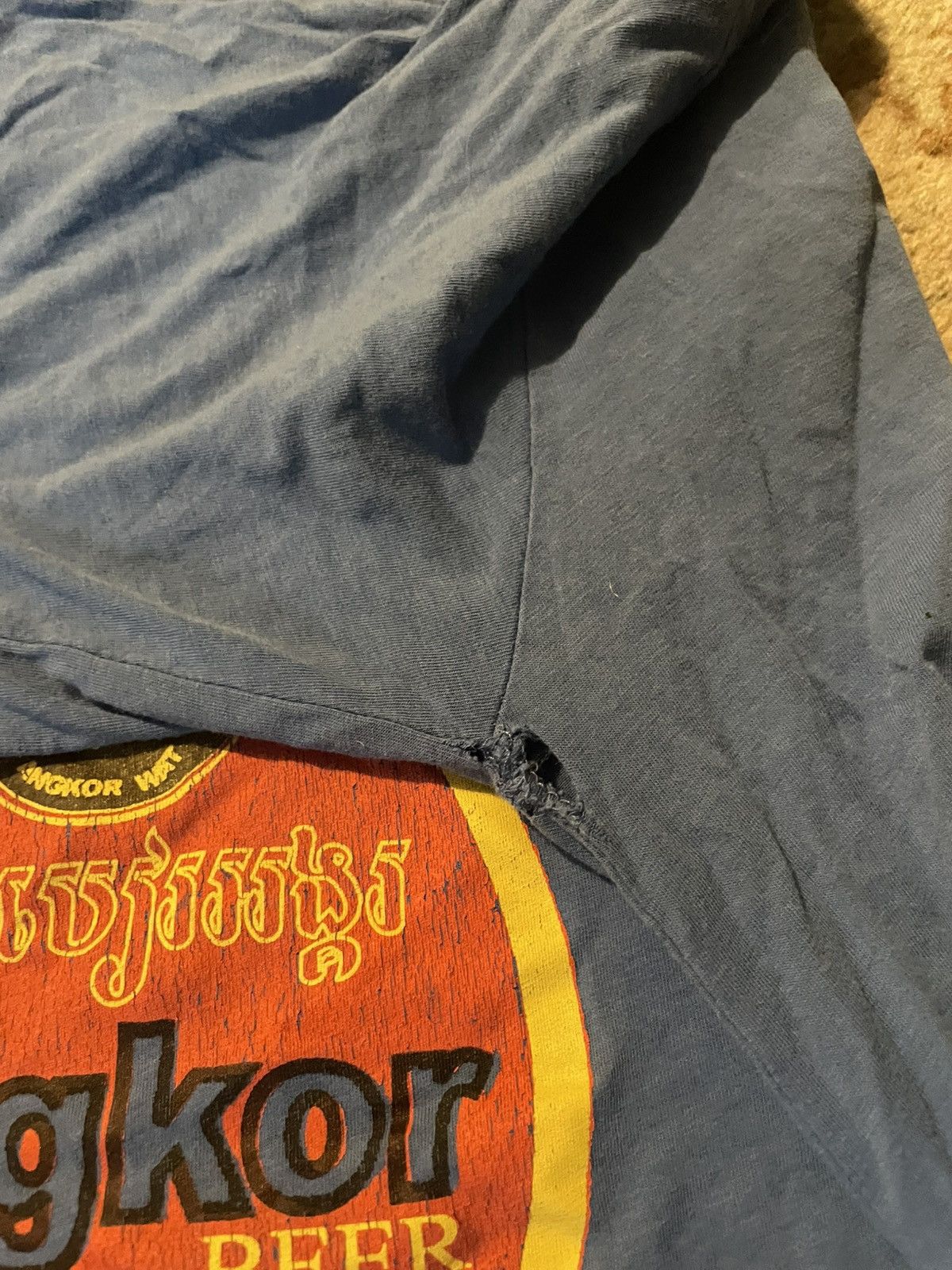 Vintage Vintage Angkor beer shirt Size US M / EU 48-50 / 2 - 4 Thumbnail