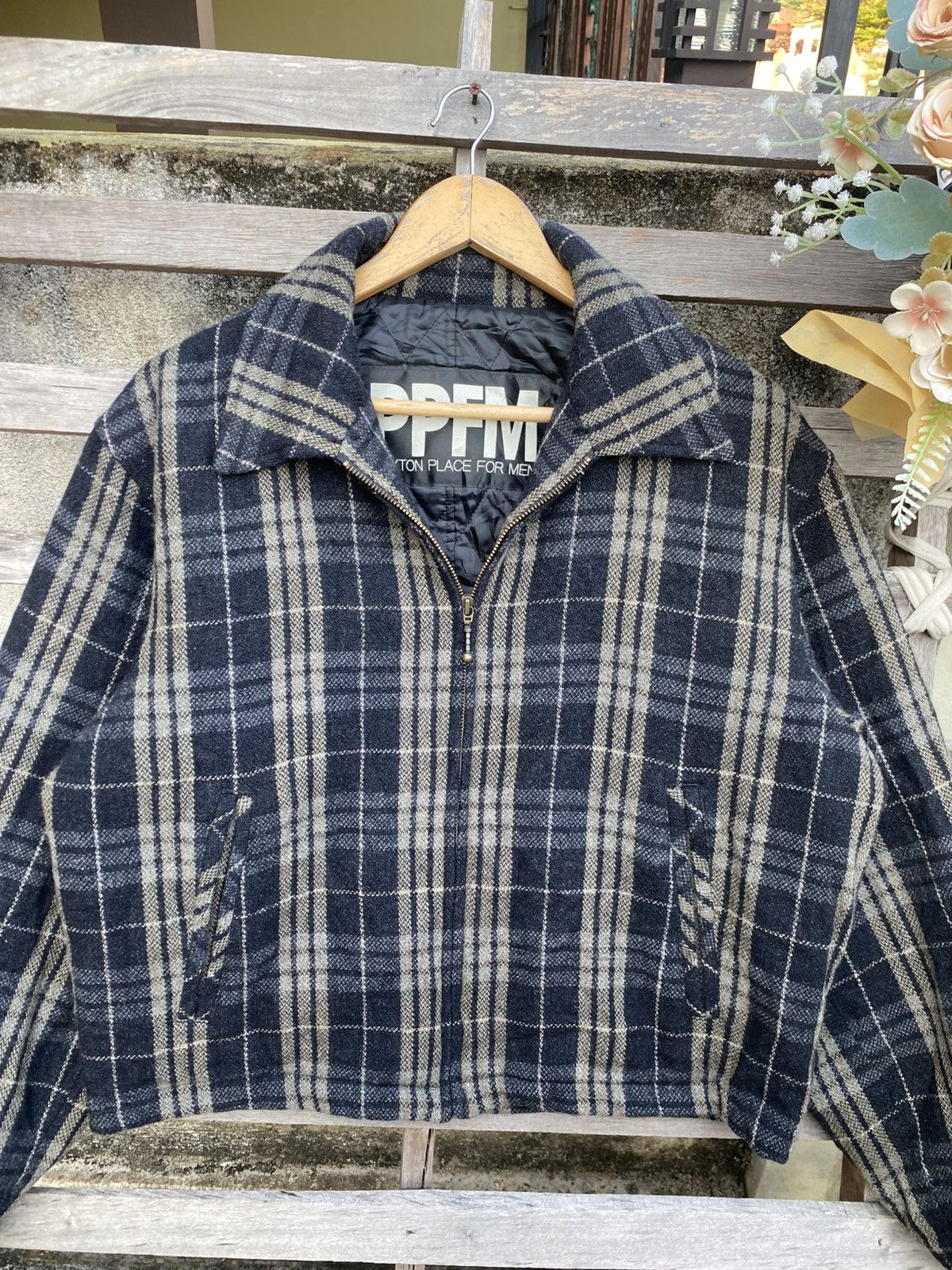 PPFM Vintage PPFM Wool Cropped Jacket Size US L / EU 52-54 / 3 - 3 Thumbnail