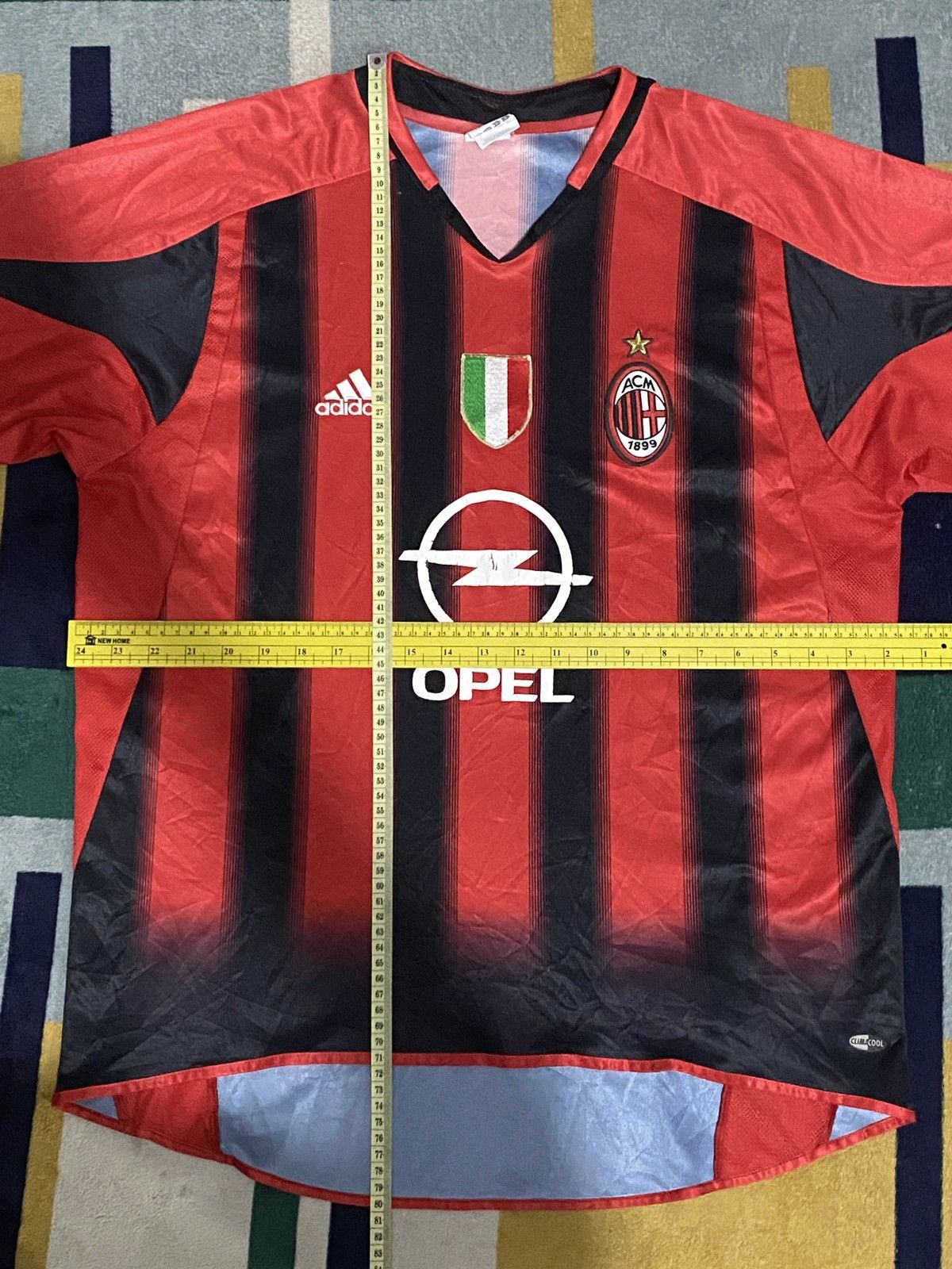 Vintage Vtg AC Milan Home Shirt 2004-2005 Size US L / EU 52-54 / 3 - 7 Thumbnail