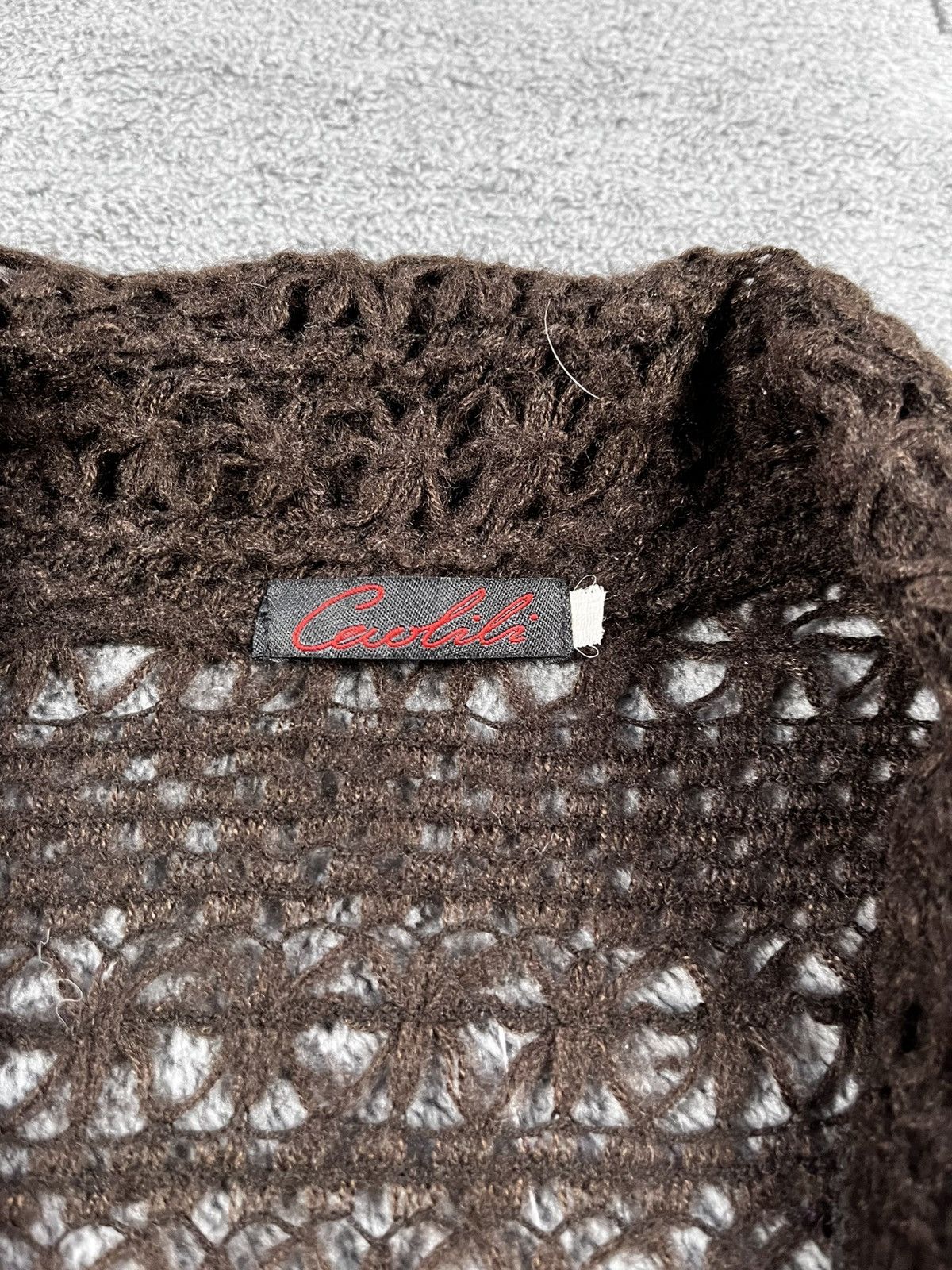 Japanese Brand VINTAGE 90S JAPAN KNIT MESH CARDIGAN AVANTGARDE Size M / US 6-8 / IT 42-44 - 9 Thumbnail