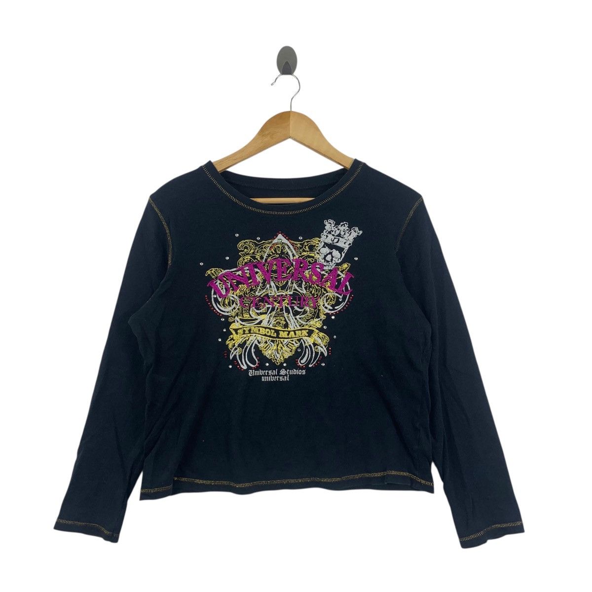 Universal Studios UNIVERSAL STUDIO JAPAN Century Rhinestone Tee Shirt Top Size S / US 4 / IT 40 - 3 Thumbnail