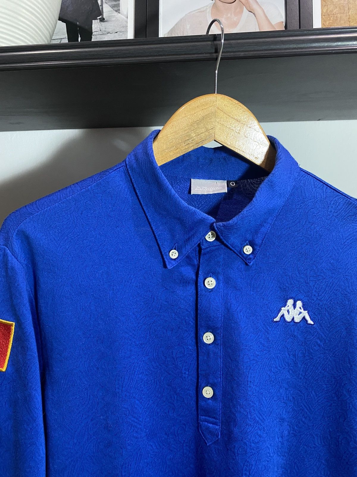 Kappa Vtg Kappa LS Polo Tee Size L / US 10 / IT 46 - 2 Thumbnail