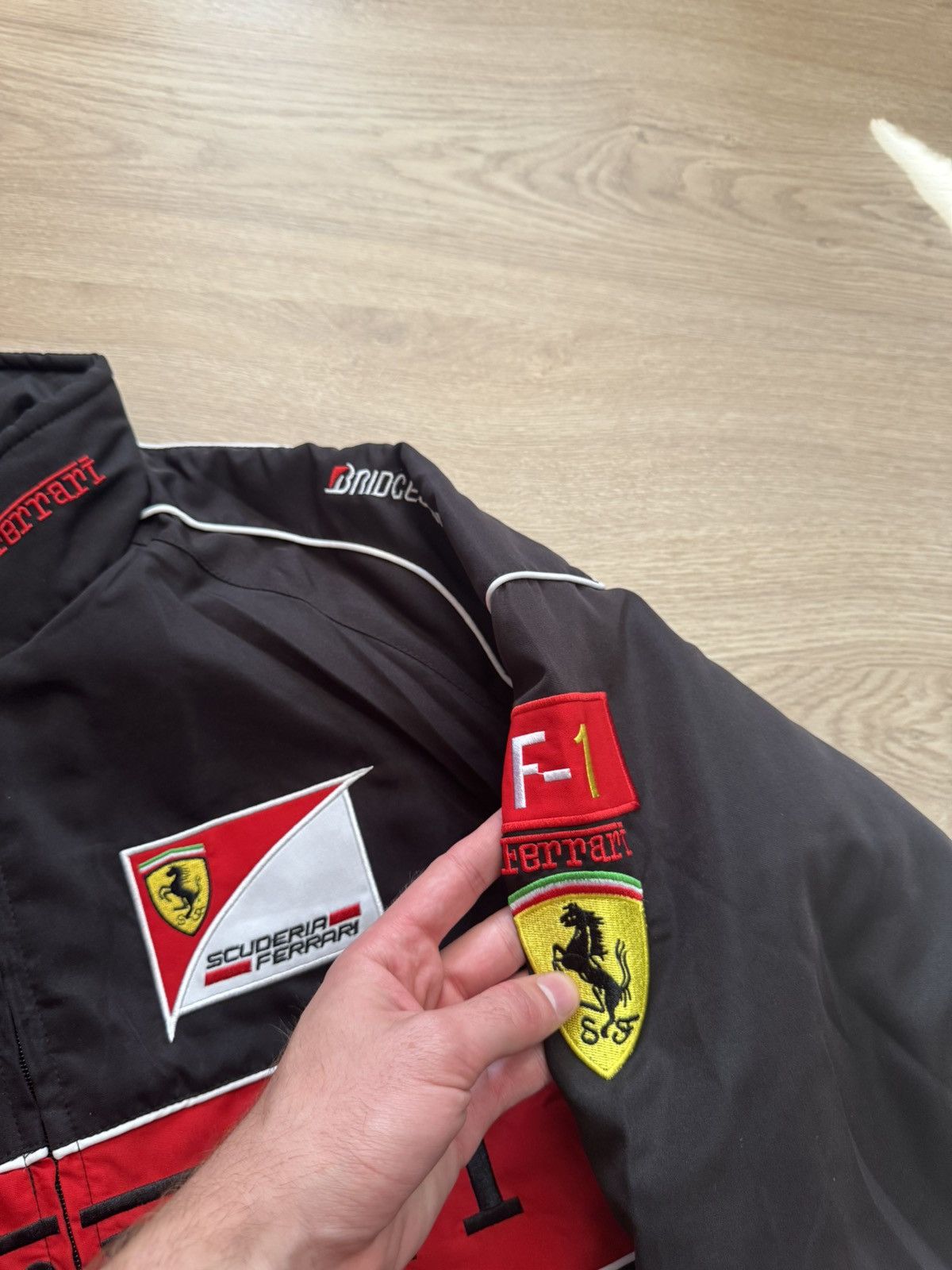 Ferrari Vintage Ferrari y2k Racing Formula 1 Marlboro Moto Jacket Size US XL / EU 56 / 4 - 6 Thumbnail