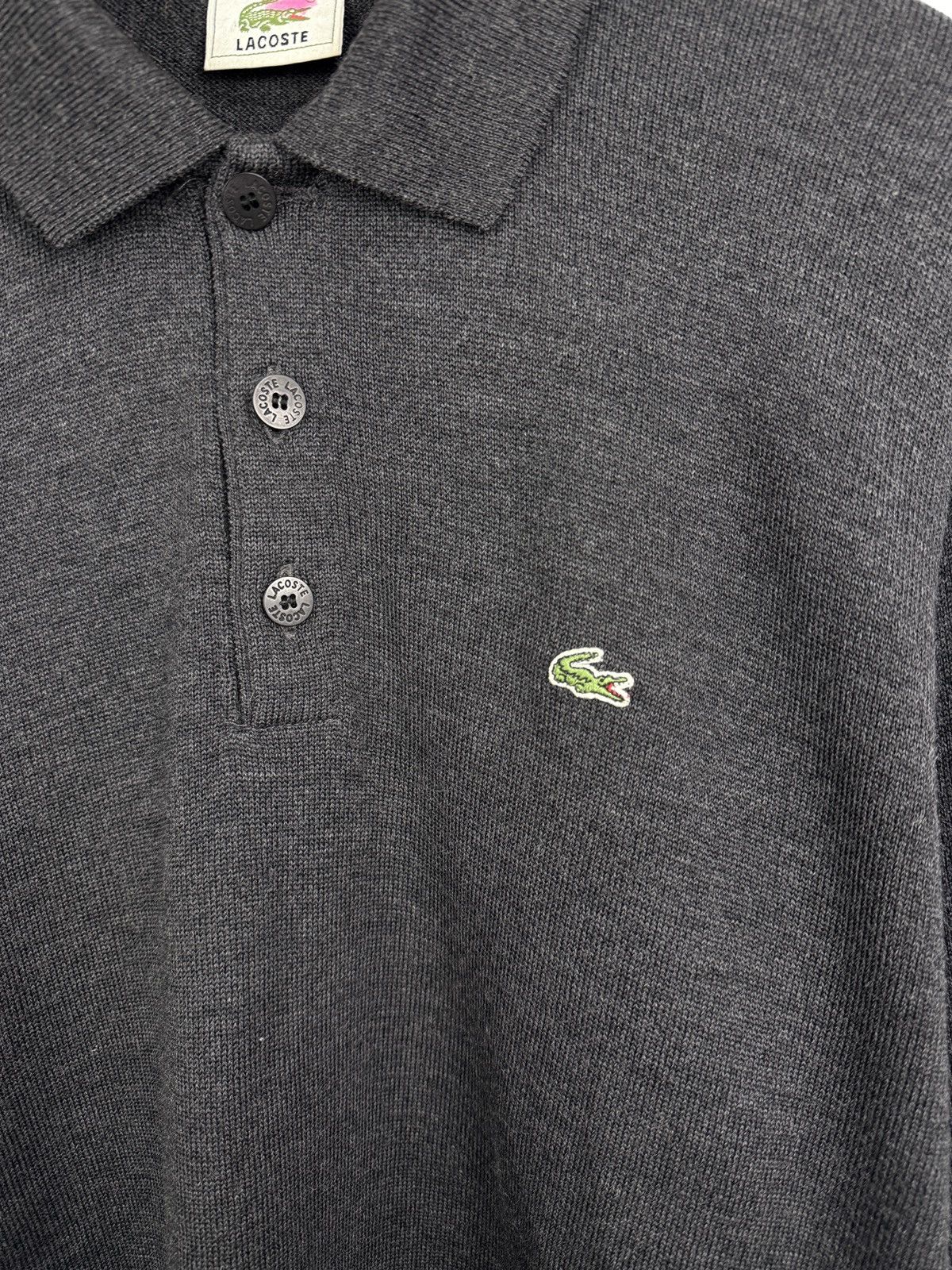 Lacoste 🇫🇷 Vintage 90s Lacoste Wool Sweater Made in France Y2K Retro Size US XL / EU 56 / 4 - 4 Thumbnail