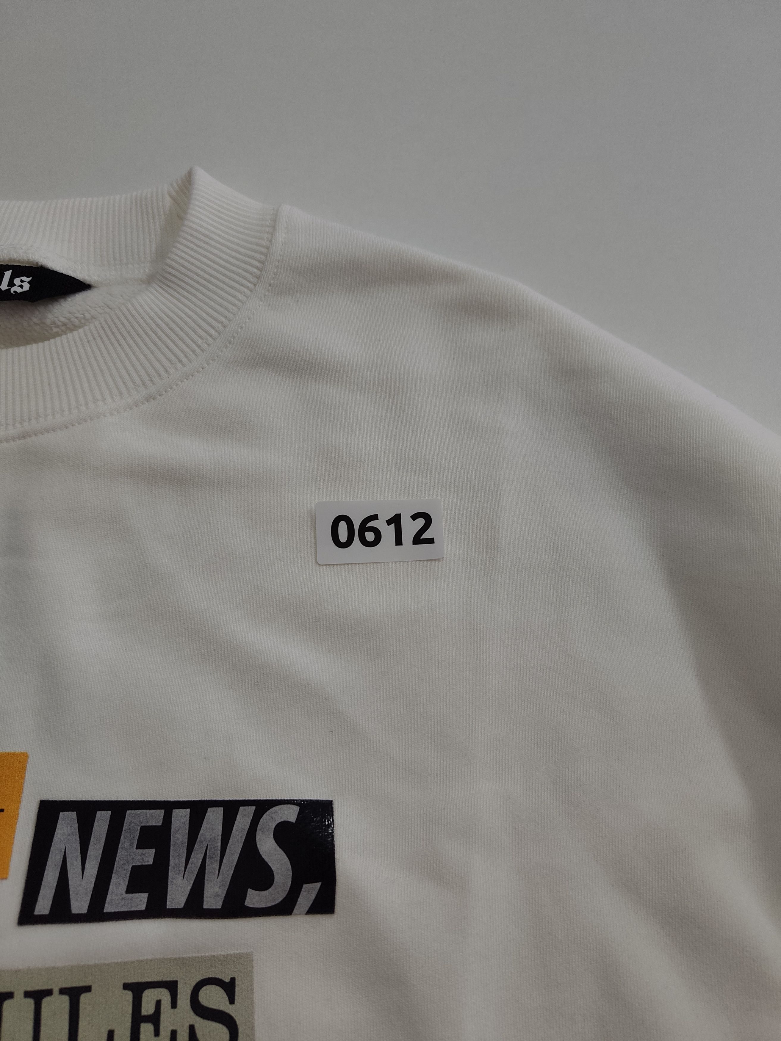 Palm Angels Palm Angels "Breaking News Sweatshirt" Size US M / EU 48-50 / 2 - 12 Thumbnail
