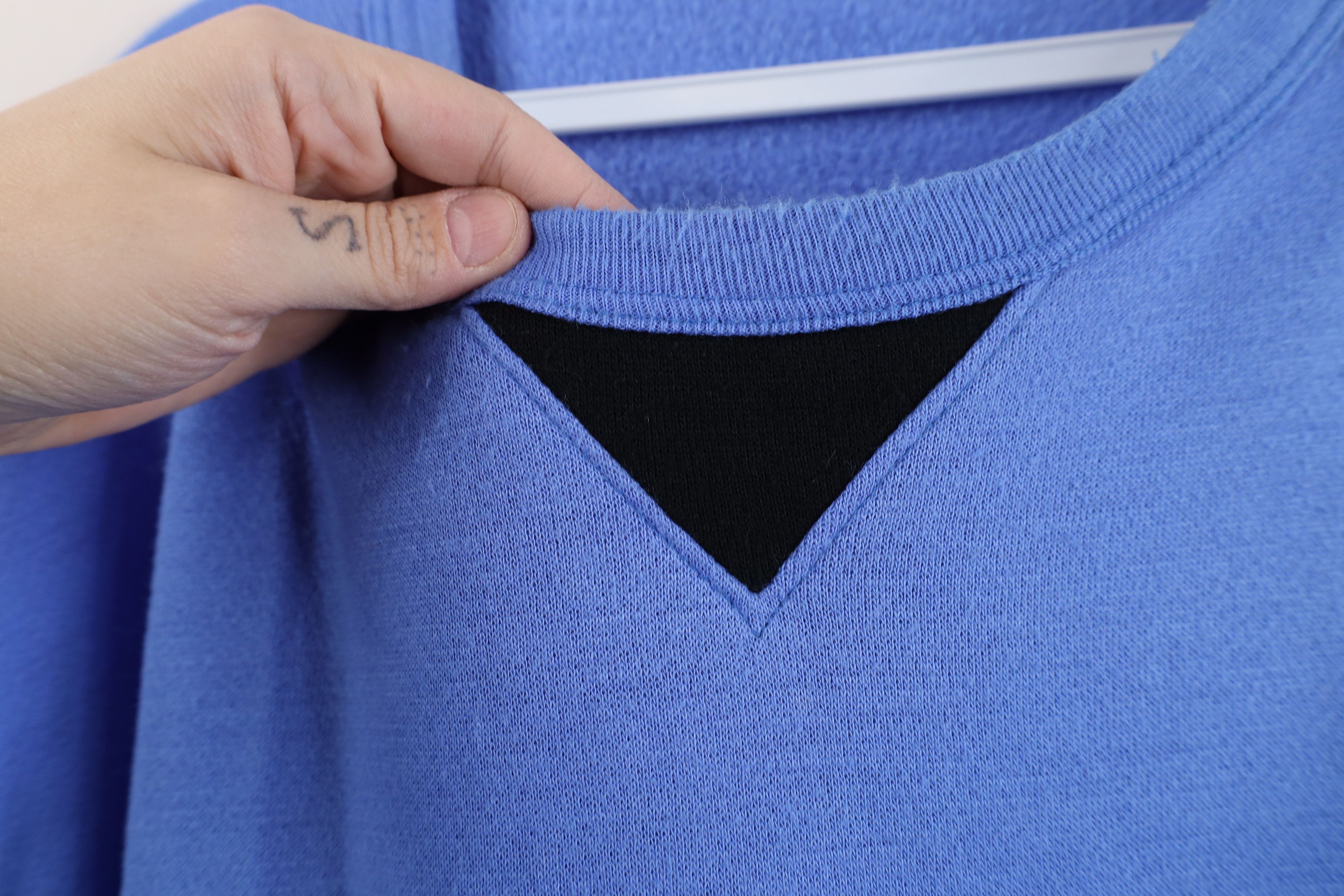 Vintage Vintage 80s Streetwear Dolman Sleeve Sweatshirt Blue USA Size XL / US 12-14 / IT 48-50 - 5 Thumbnail