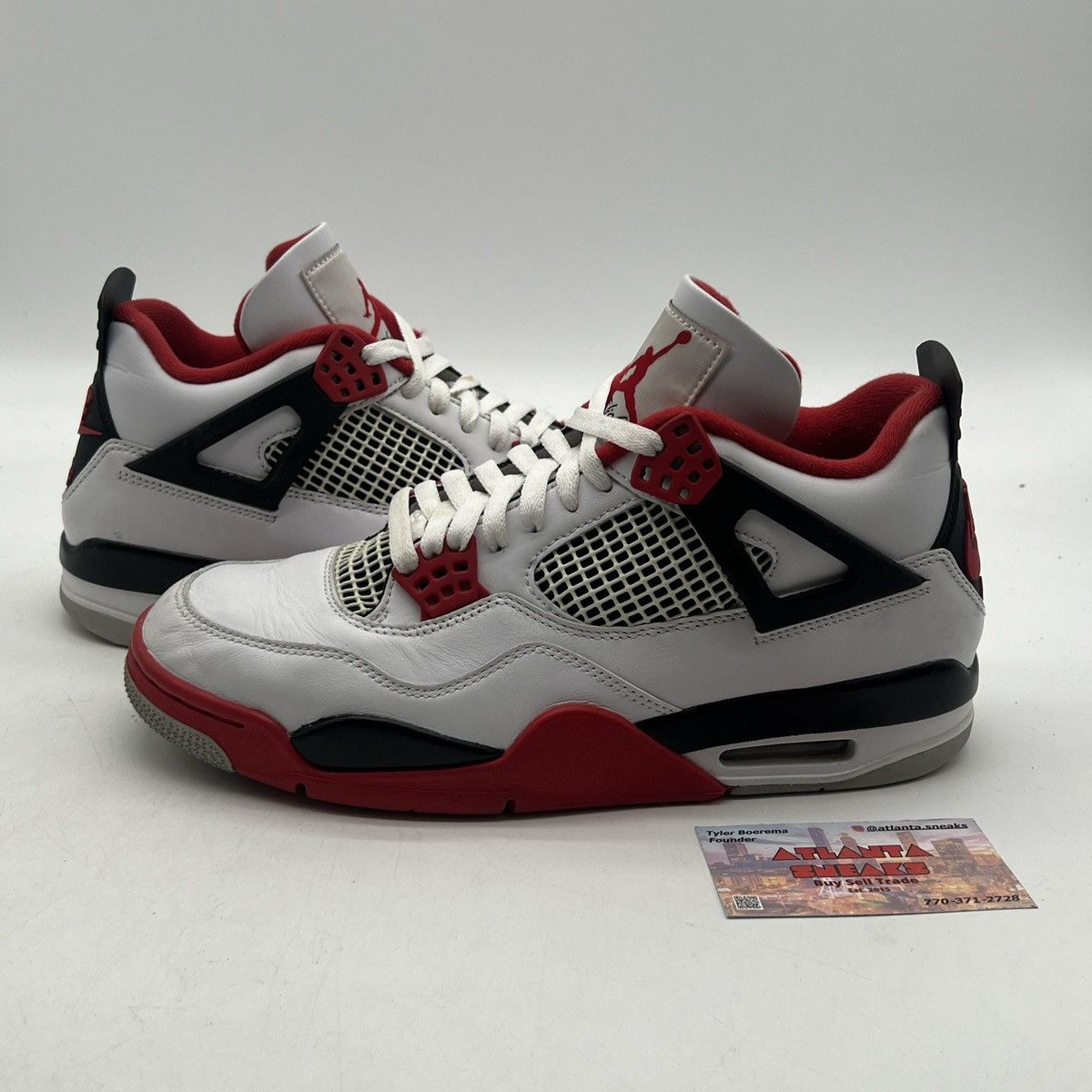 Jordan Brand Air Jordan 4 fire red Size US 9.5 / EU 42-43 - 1 Thumbnail