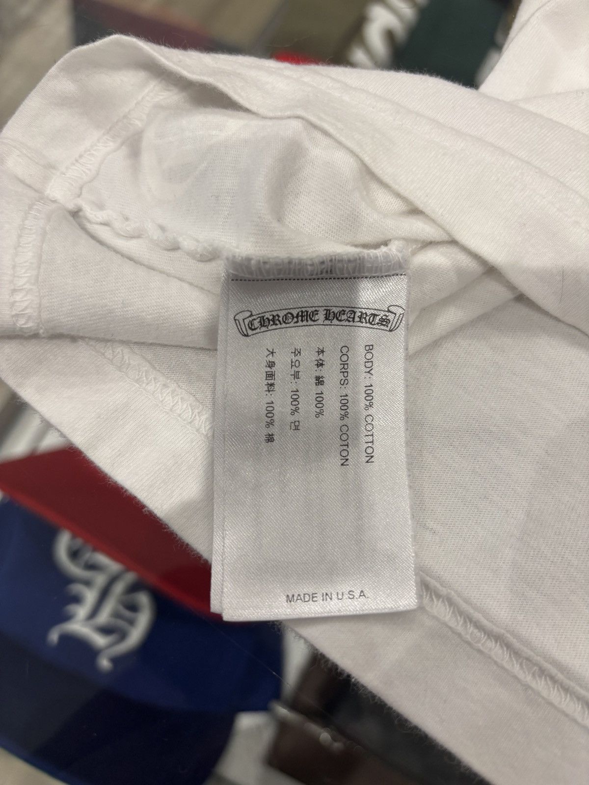 Chrome Hearts Chrome Hearts USA Scroll Shirt White Size: M Size US M / EU 48-50 / 2 - 7 Thumbnail