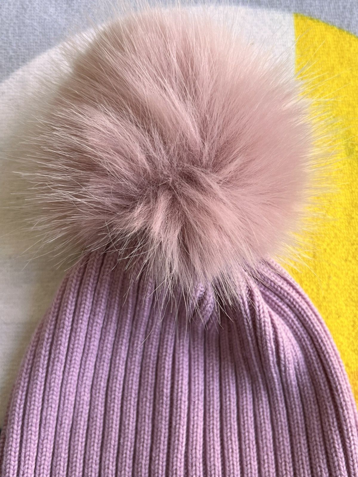 Moncler Moncler Berretto Tricot Pom Pom Beanie pink logo hat cap cuf Size ONE SIZE - 4 Thumbnail