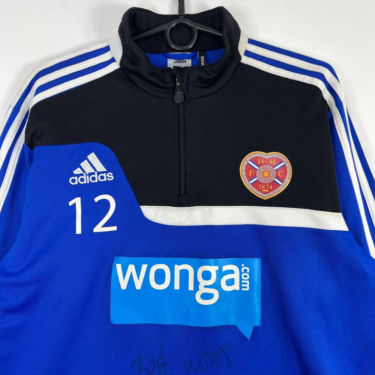 Adidas Adidas Hearts FC Training Top Half Zip Wonga Sponsor Blue L Size US L / EU 52-54 / 3 - 2 Thumbnail