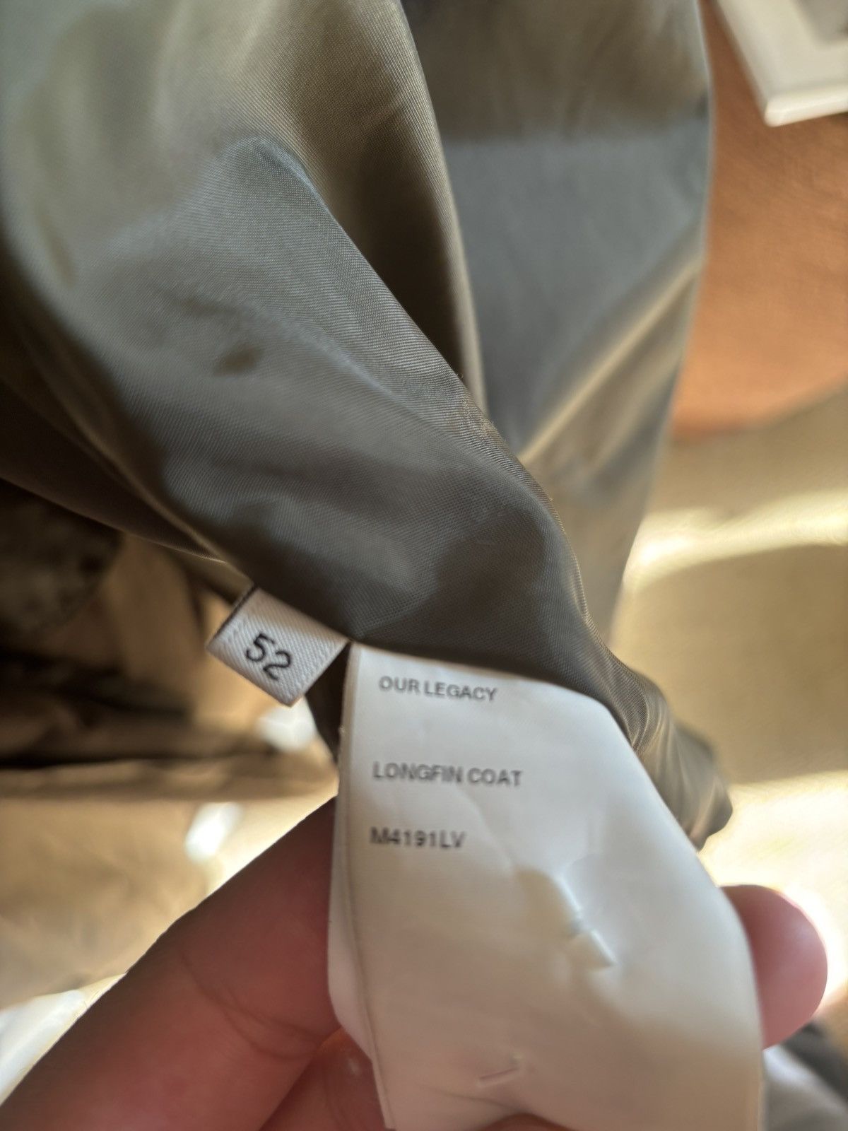 Our Legacy Our Legacy Longfin Coat Size US L / EU 52-54 / 3 - 5 Thumbnail