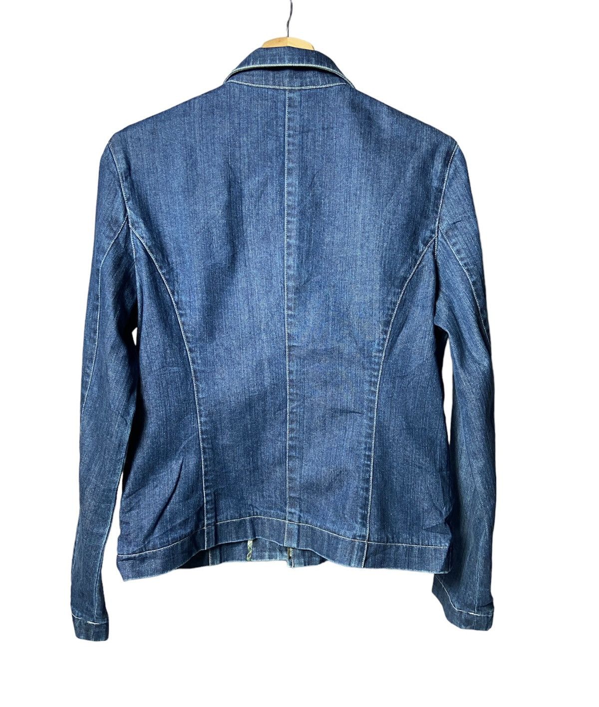 Issey Miyake × Japanese Brand × Mademoiselle Non Non Mademoiselle Non Non Issey Miyake Denim Jacket Size S / US 4 / IT 40 - 4 Thumbnail