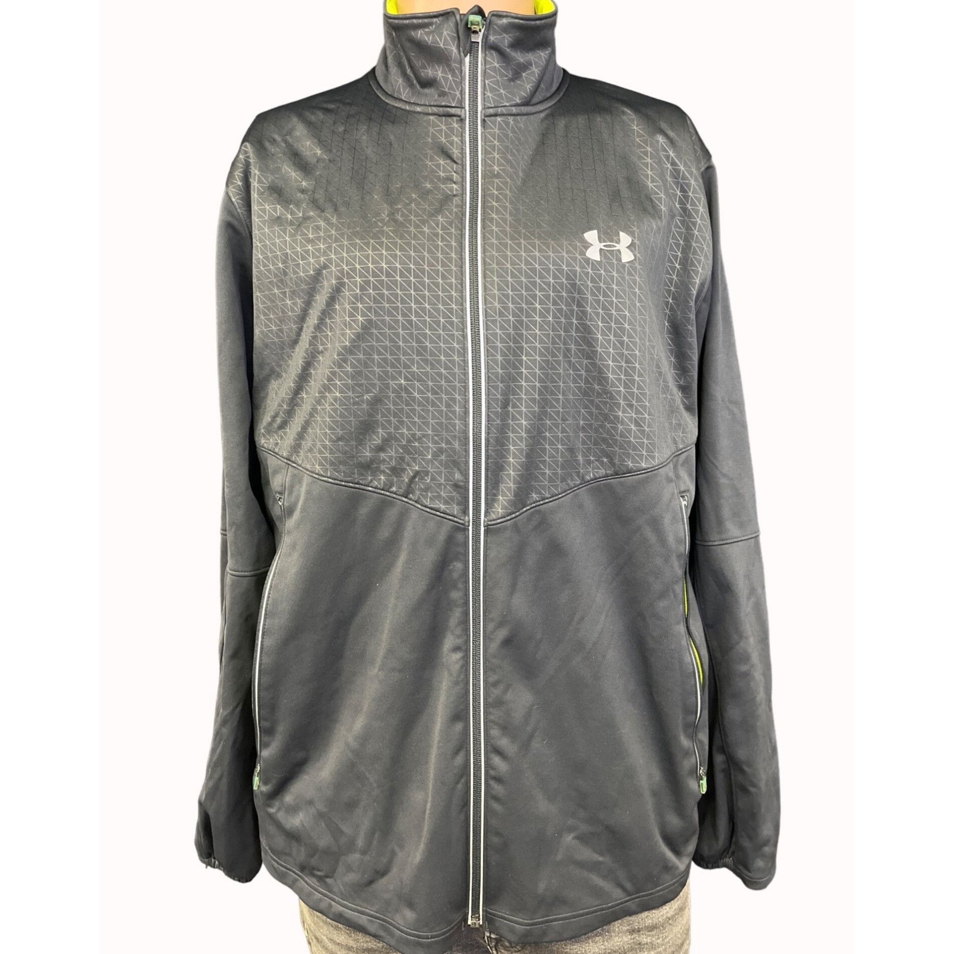 Under Armour Under Armour Coldgear Men's Black Sweater/Zip Up Sz L SKU 47 Size US L / EU 52-54 / 3 - 1 Thumbnail