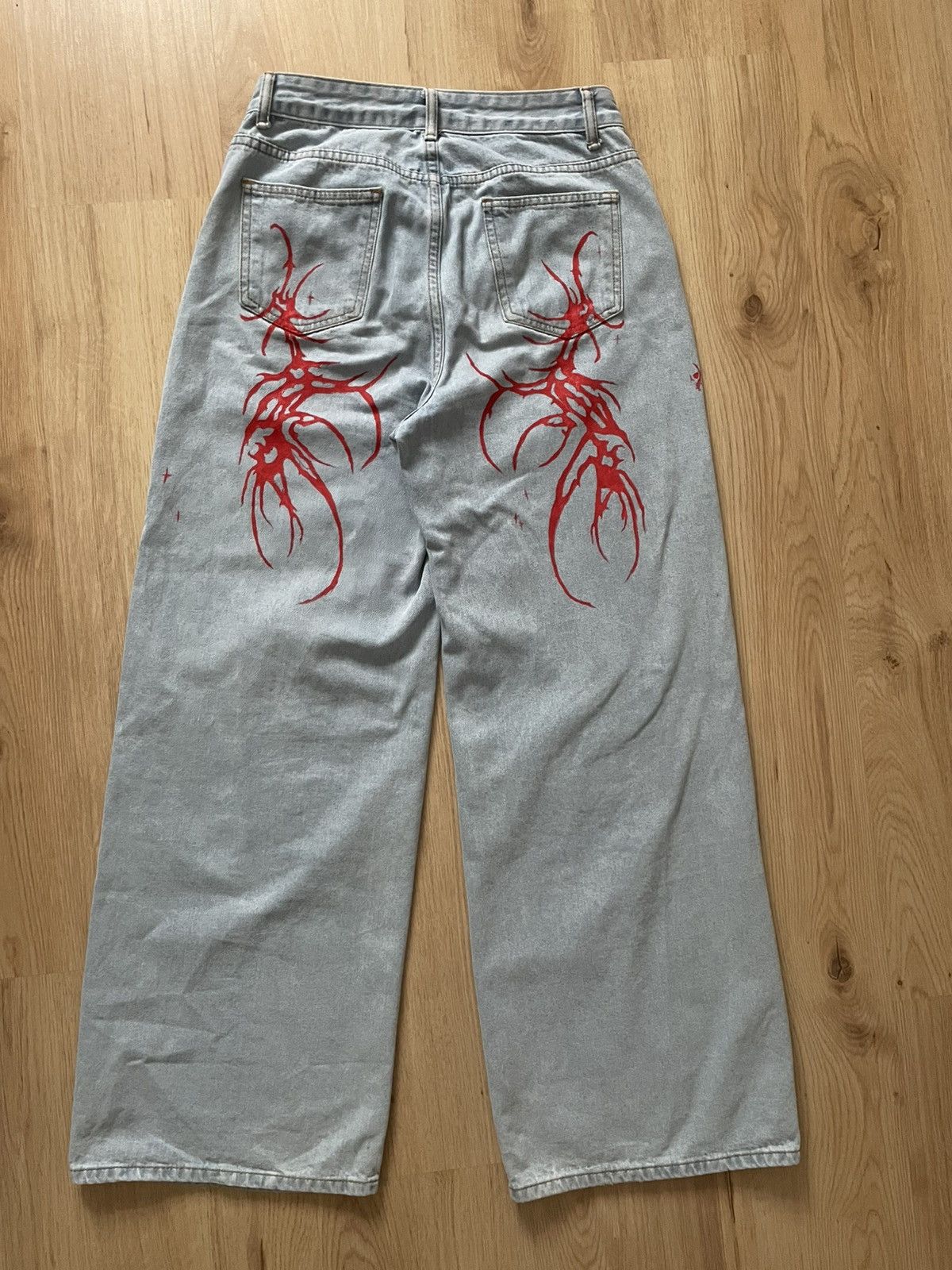 Handmade Baggy jeans Size 27" / US 4 / IT 40 - 2 Thumbnail