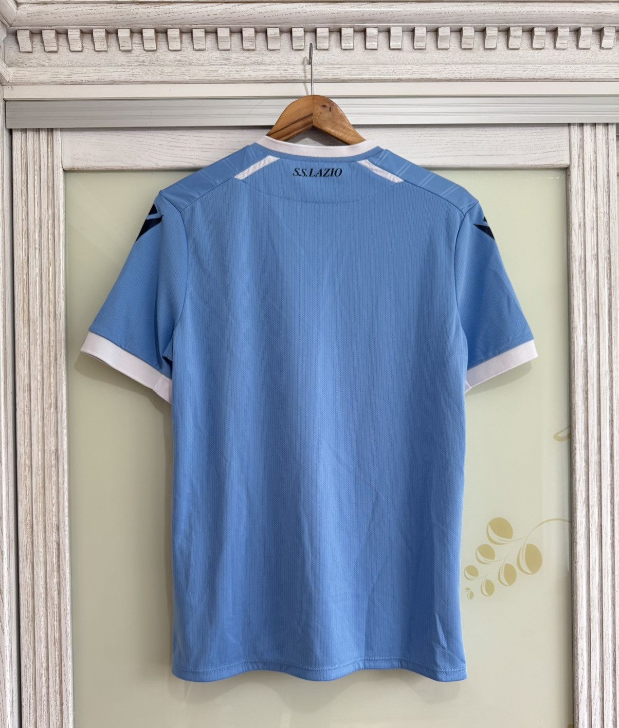 Macron Lazio 2021-2022 Home Soccer Jersey Football Kit Shirt Size US M / EU 48-50 / 2 - 2 Thumbnail