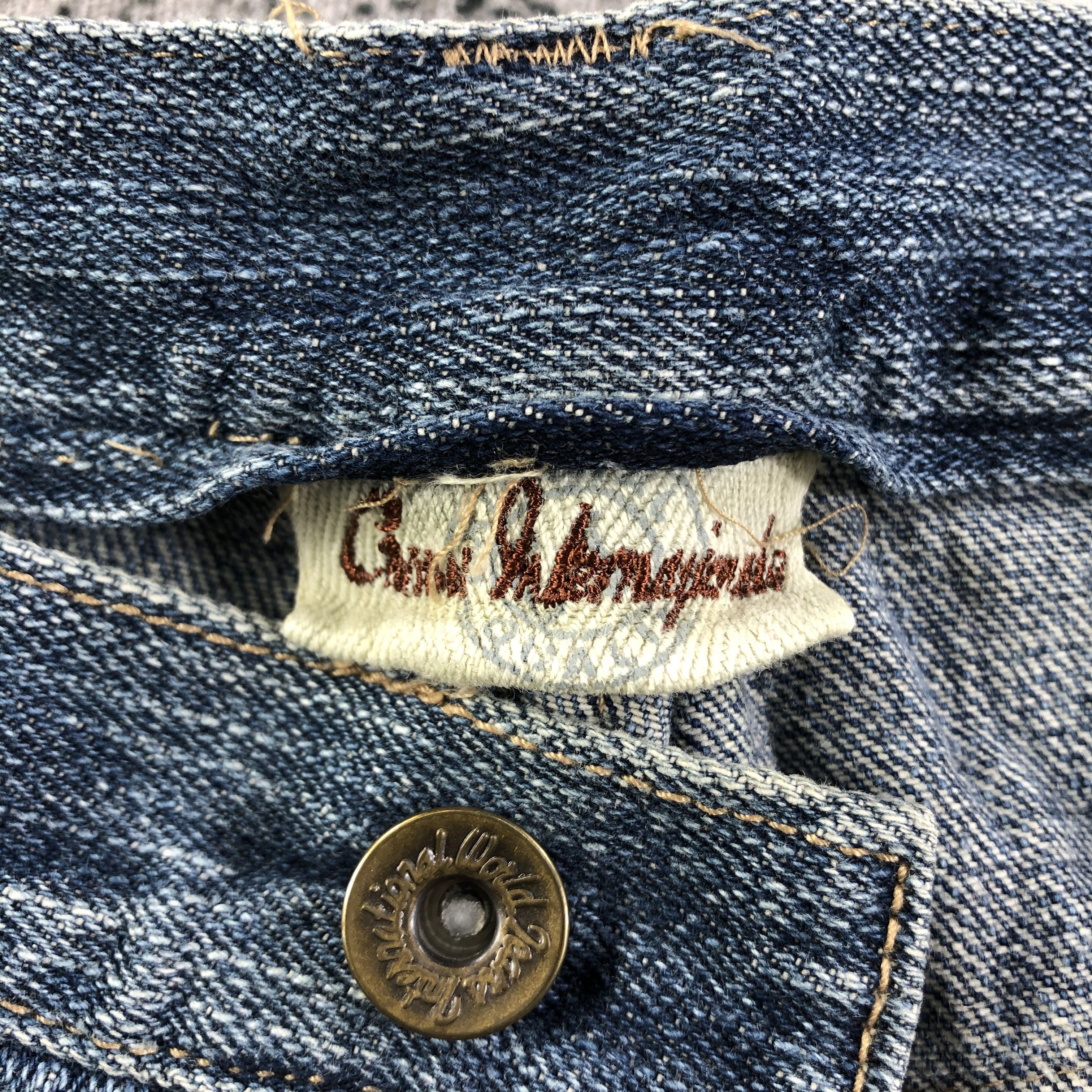 Japanese Brand Vintage Japanese Jeans Patchwork Distressed Denim KJ1809 Size US 29 - 8 Thumbnail