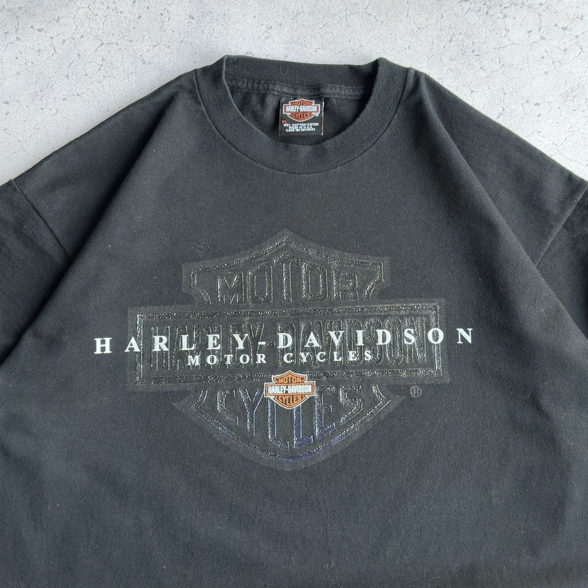 Harley Davidson Vintage 90s Harley Davidson Netherlands Tee Size US XL / EU 56 / 4 - 3 Thumbnail
