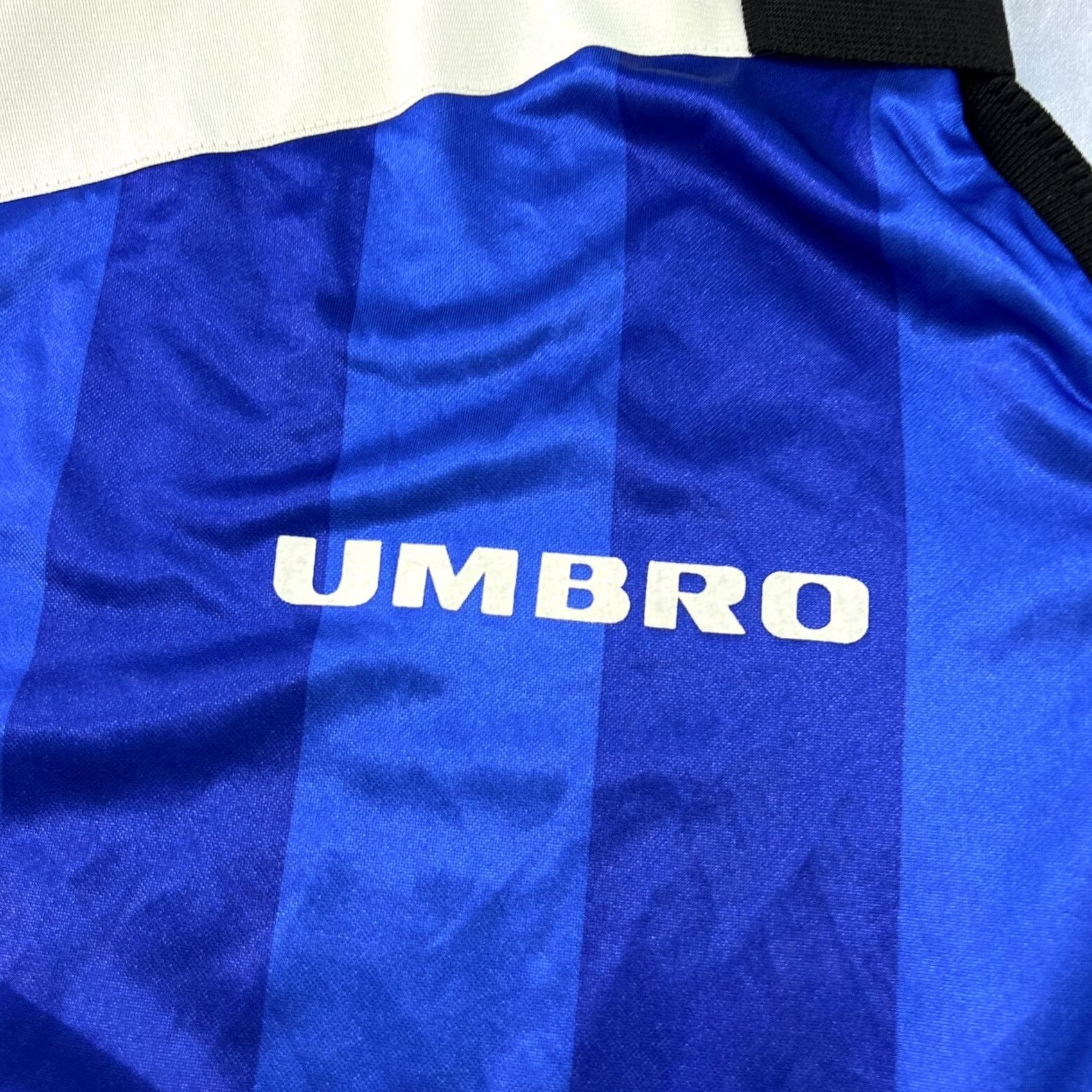 Umbro Umbro Jersey Football Shirt XL Blue 90s Template Long Sleeve Vapa Tech Moisture Wicking Quick Dry Men Size US XL / EU 56 / 4 - 5 Thumbnail