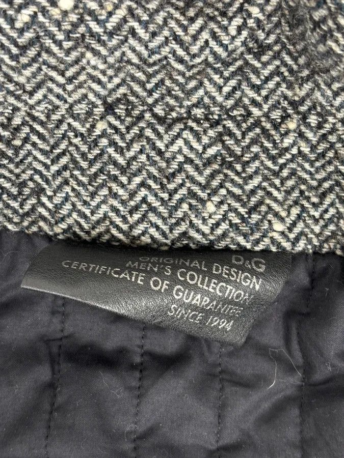 Dolce & Gabbana AW2008 Dolce & Gabbana Grey Wool Officer Buttoned Jacket Size US M / EU 48-50 / 2 - 11 Thumbnail