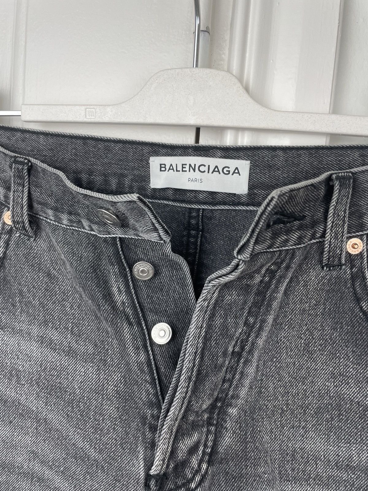 Balenciaga Balenciaga washed grey archetype denim jeans Size US 30 / EU 46 - 2 Thumbnail