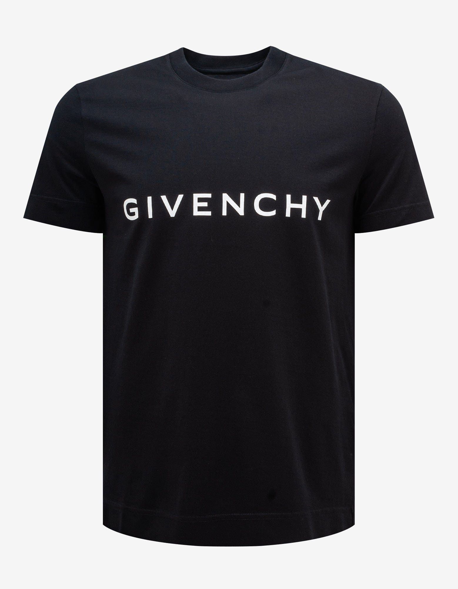 image of Givenchy Black Archetype Logo T-Shirt, Men's (Size Small)