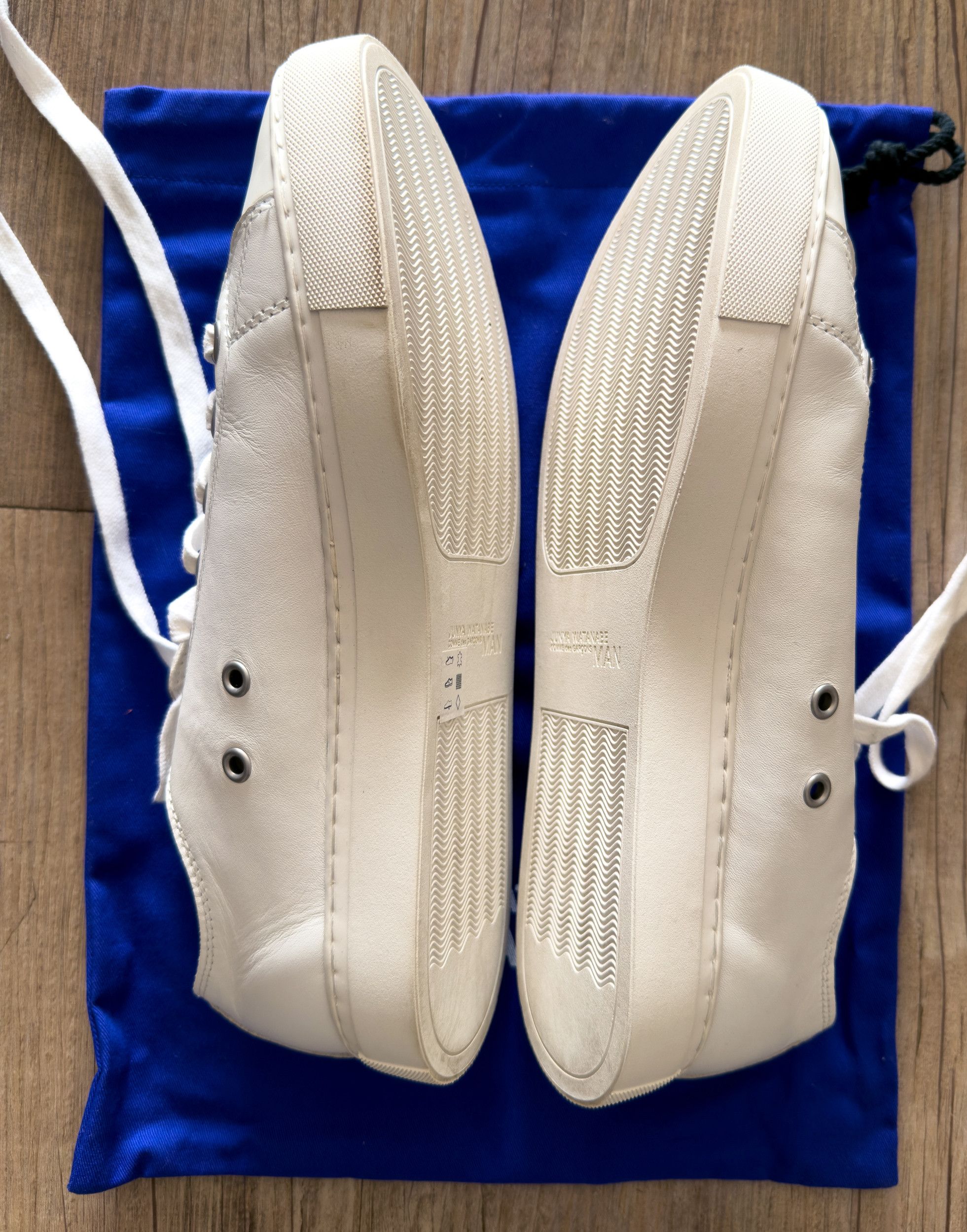Junya Watanabe White Leather Junya Watanbe MAN shoes US10 *RARE* Size US 10 / EU 43 - 4 Thumbnail