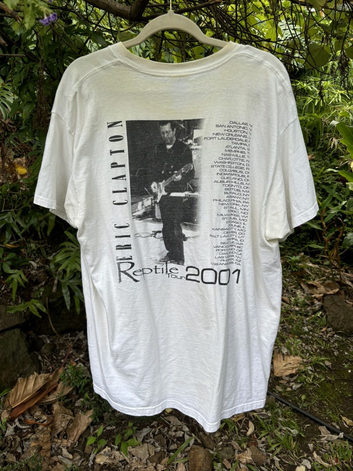 Vintage 2001 Eric Clapton Tour Tee Size US XL / EU 56 / 4 - 2 Thumbnail