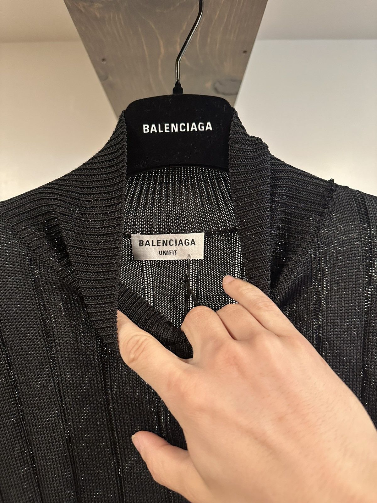 Balenciaga Balenciaga Silk Ribs Knit Size US L / EU 52-54 / 3 - 3 Thumbnail