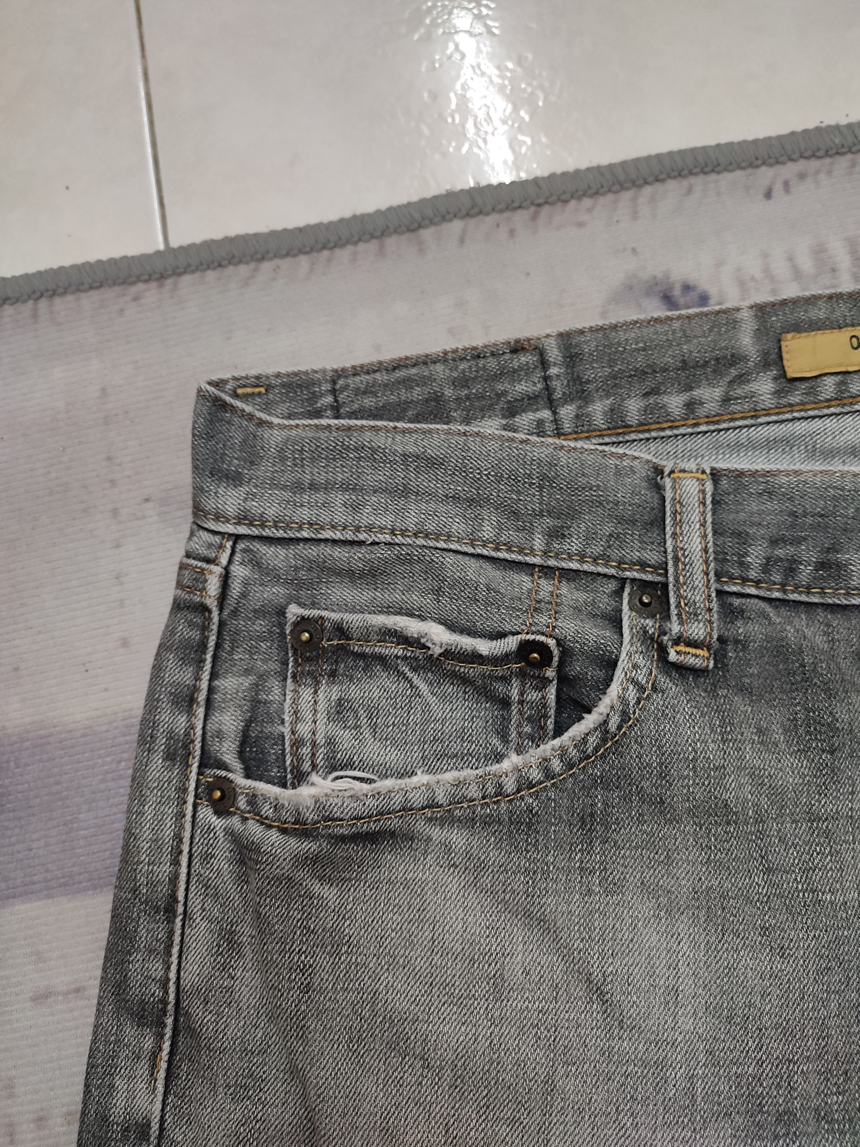 Uniqlo 💥Need Gone💥 90s Uniqlo Distressed Denim Size US 35 - 6 Thumbnail
