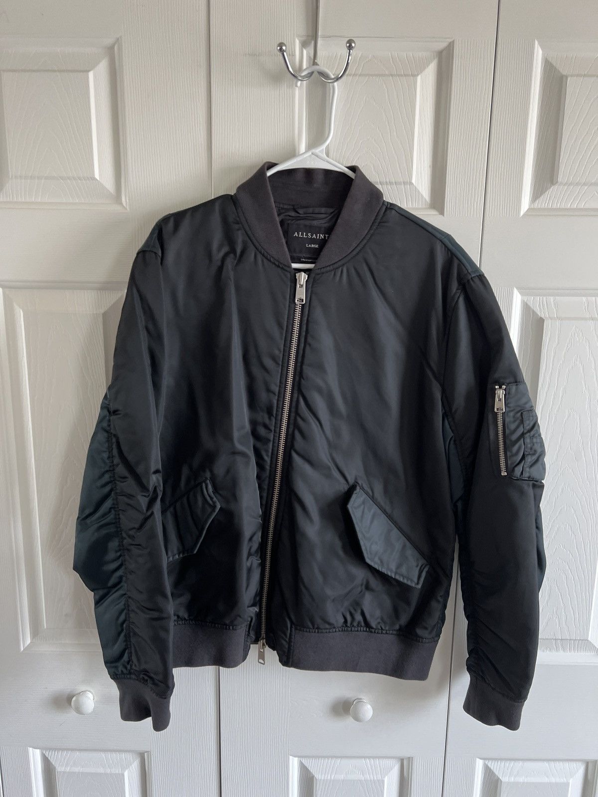 Allsaints Regulus Two Tone Bomber Jacket Size US L / EU 52-54 / 3 - 1 Thumbnail