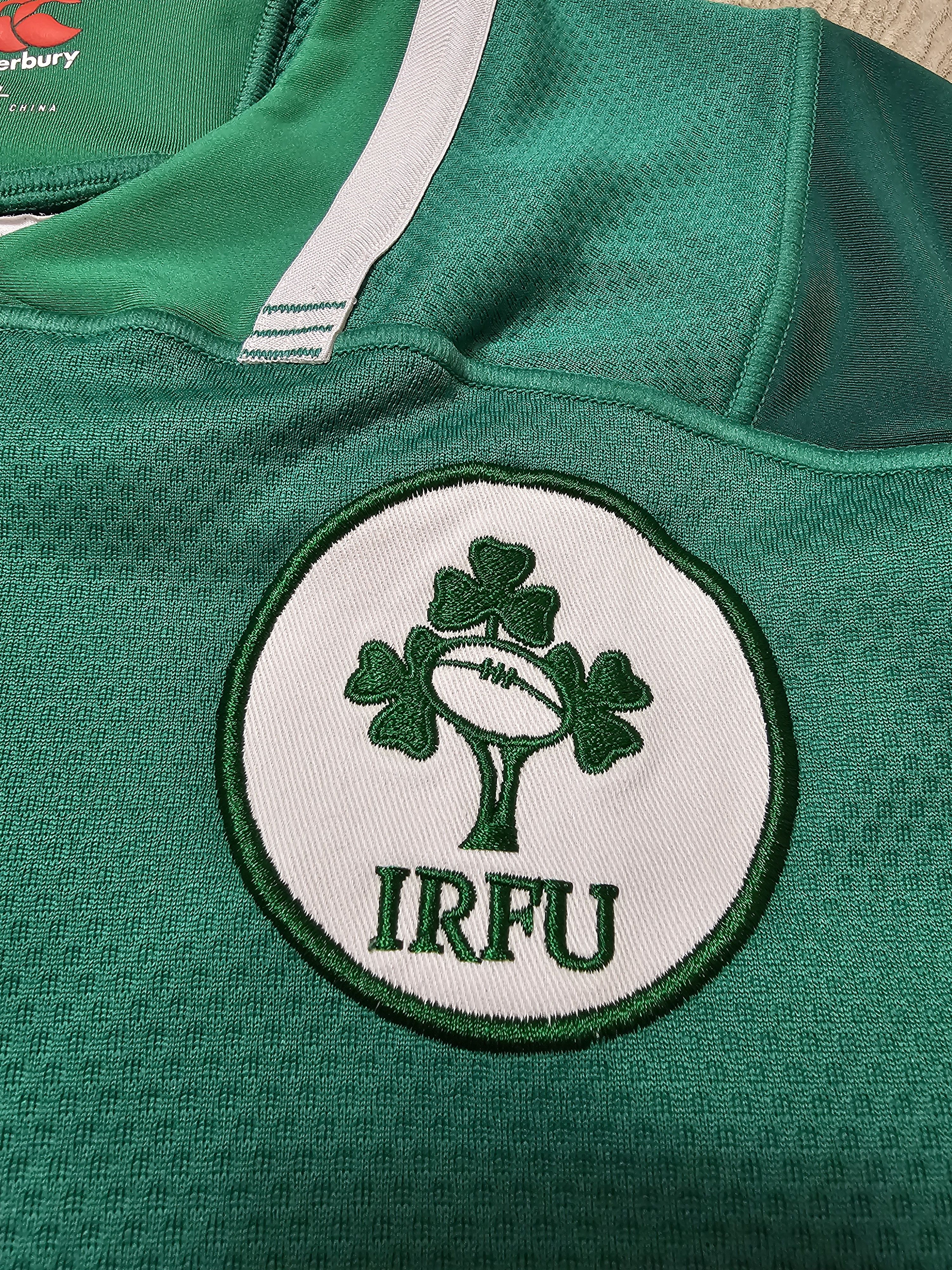 Canterbury of New Zealand IRELAND RUGBY JERSEY IRFU RUGBY SHIRT GREEN Size US M / EU 48-50 / 2 - 4 Thumbnail