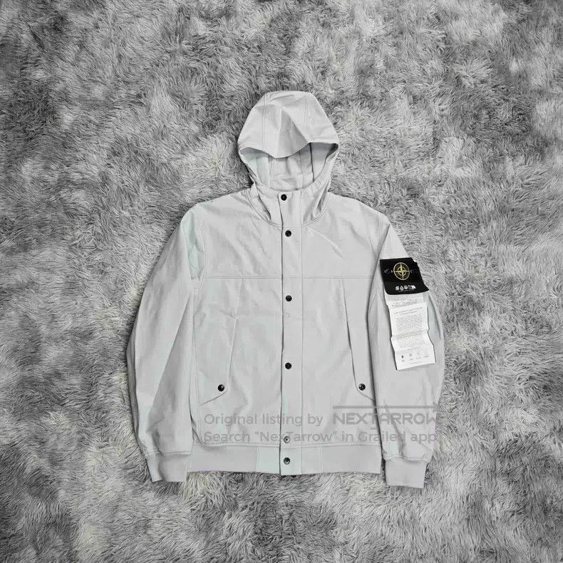 Stone Island Softshell Series Solid Color Single-breasted